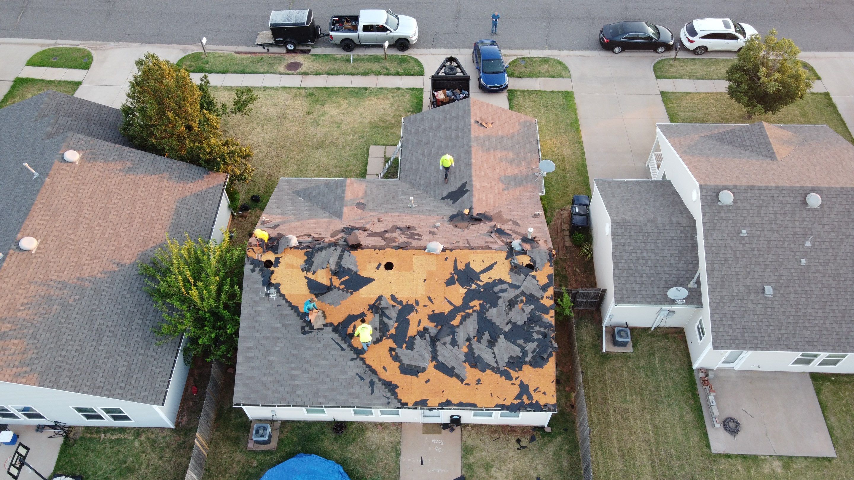 Residential Roofing Installation using GAF Natural Shadow  by A & H Roofing and Contracting