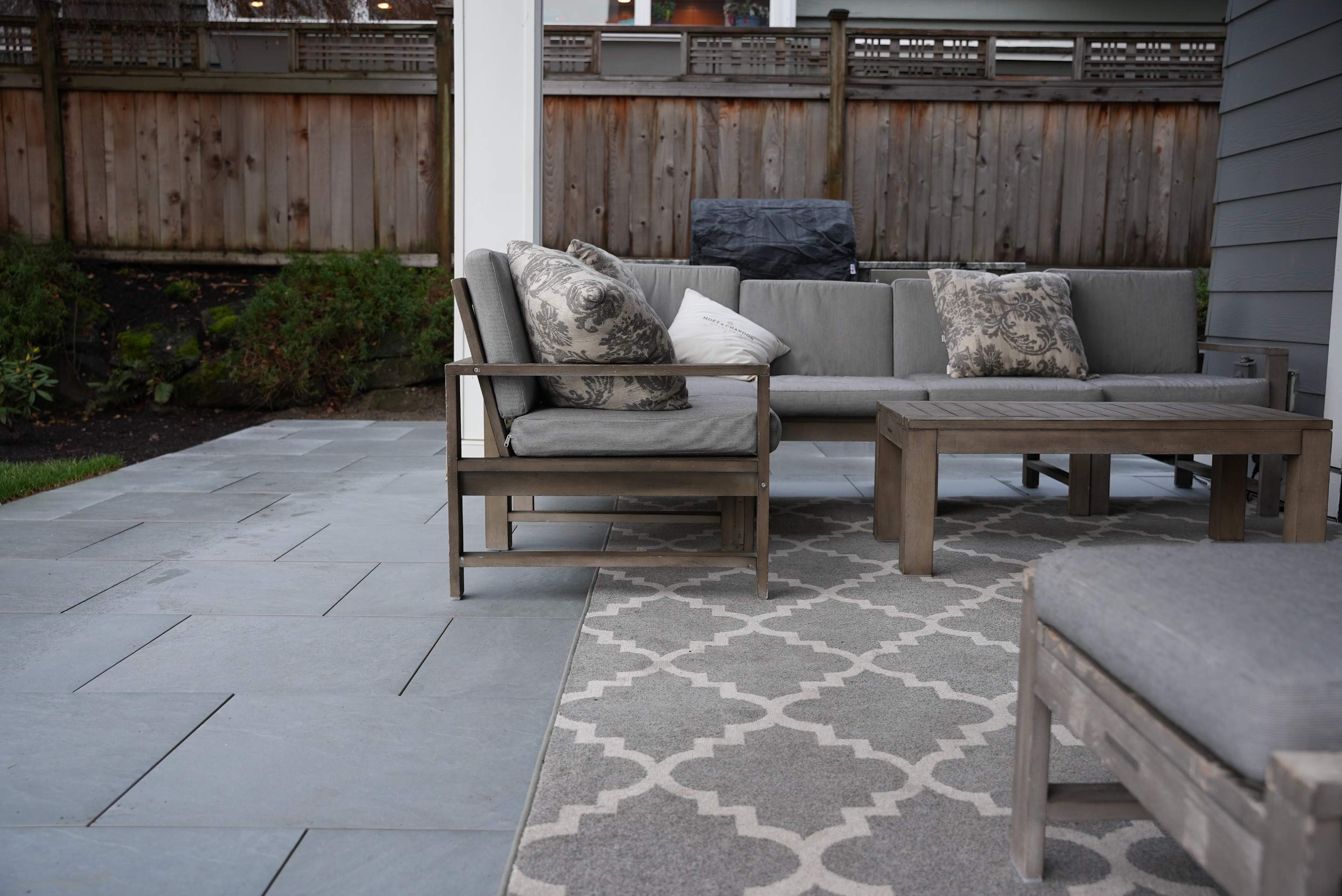 Hardscaping Back Patio Landscape Project  by Jireh Asphalt & Concrete Inc 