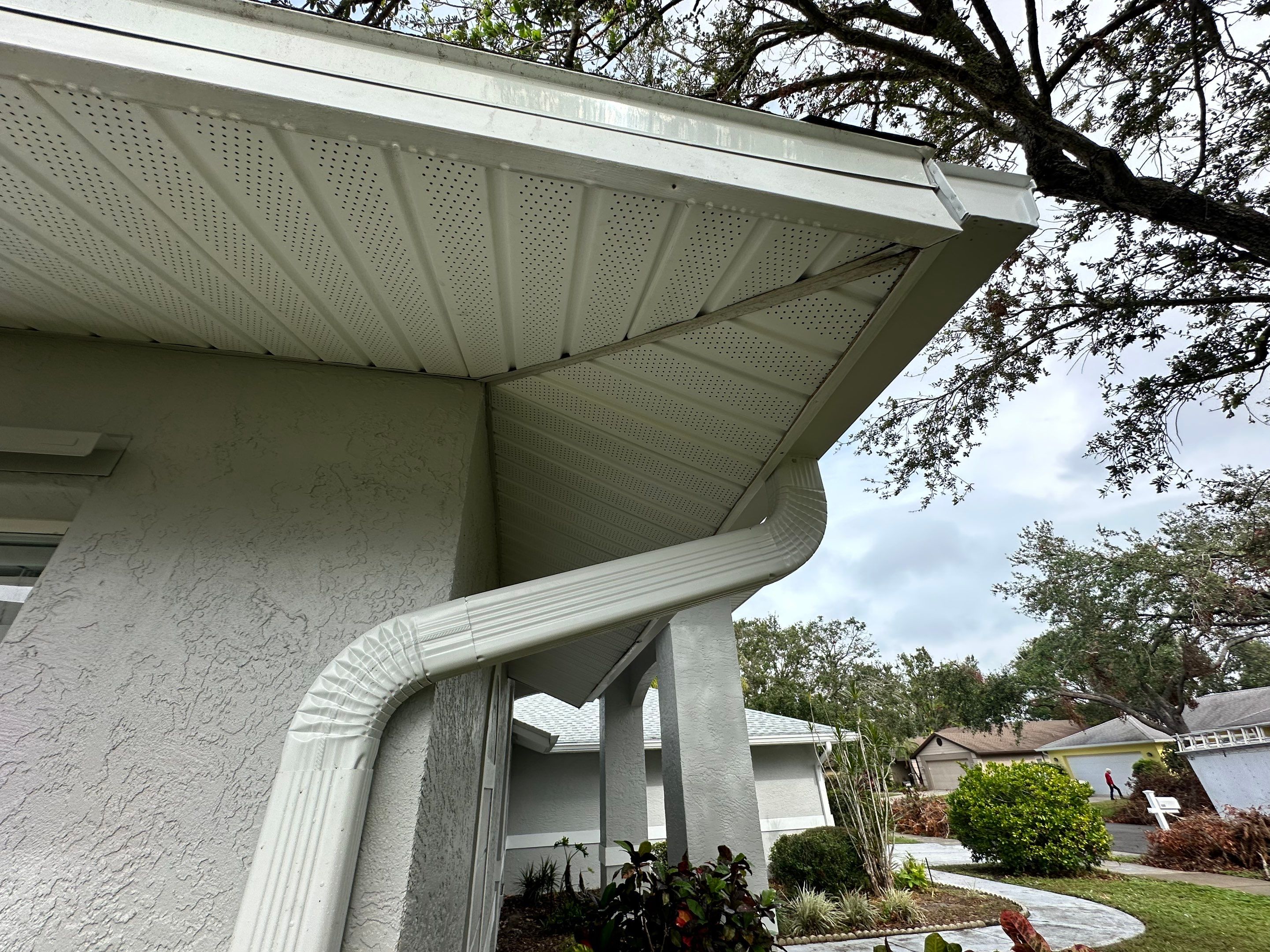 Install Vinyl Soffit in Sarasota FL by Gutter Professors