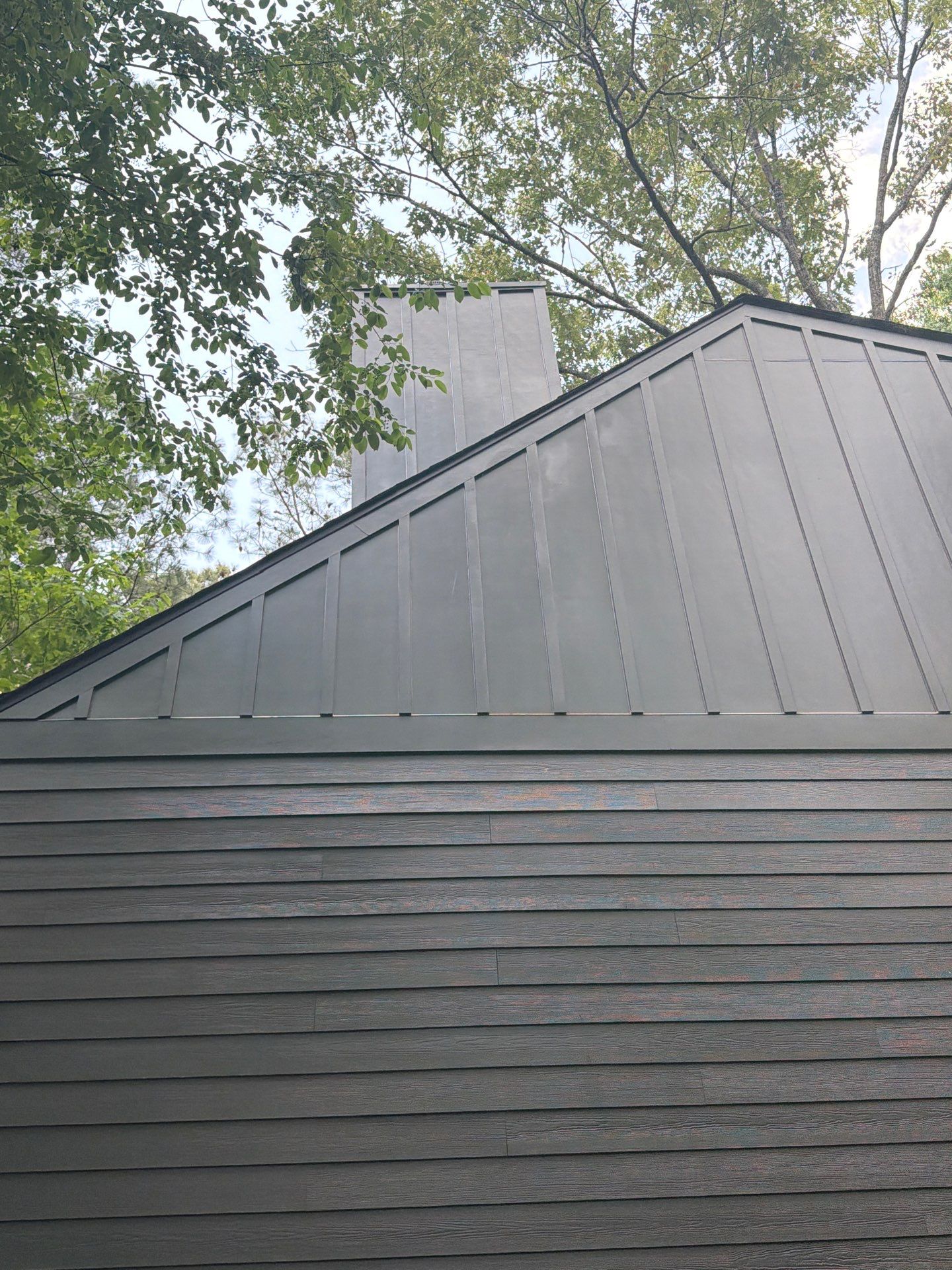 Marietta, GA Partial Siding Replacement using James Hardie Board and Batten & Lap Siding by Nelson Exteriors 
