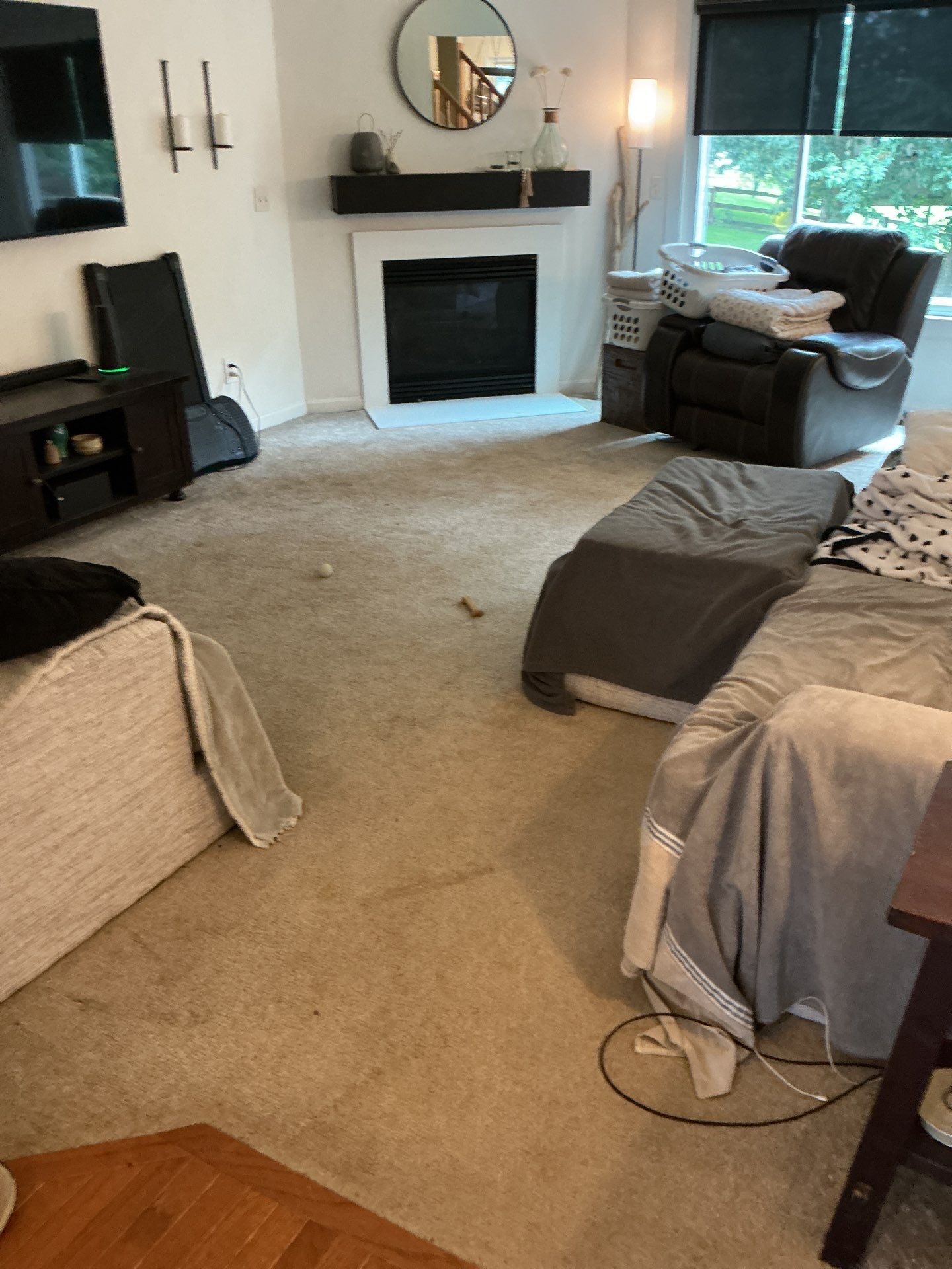 Natural Oak Hardwood Installation and Refinishing in Florence, Kentucky by Footprints Floors Kentucky