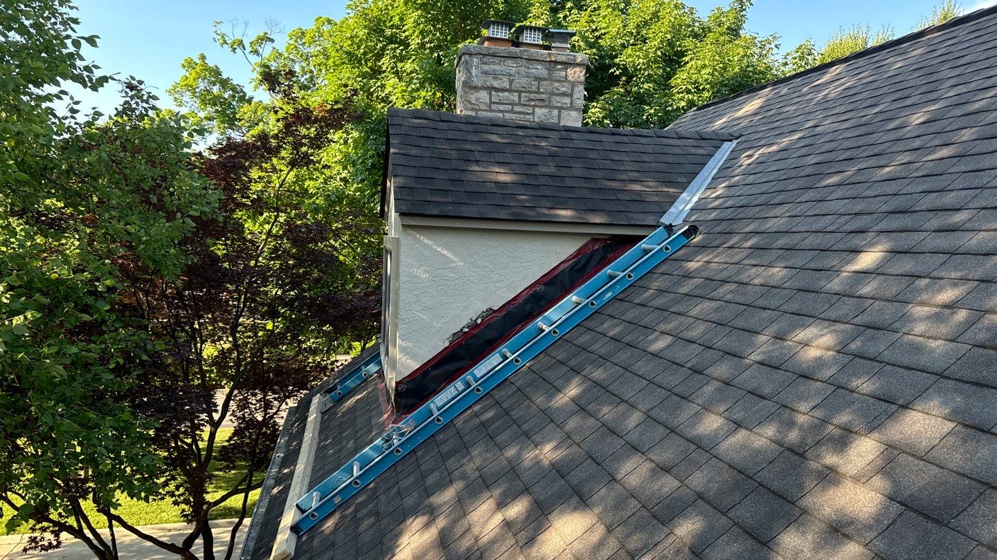 Residential Roofing Installation using Timberline HDZ Shingles - Weathered Wood by RoofX 