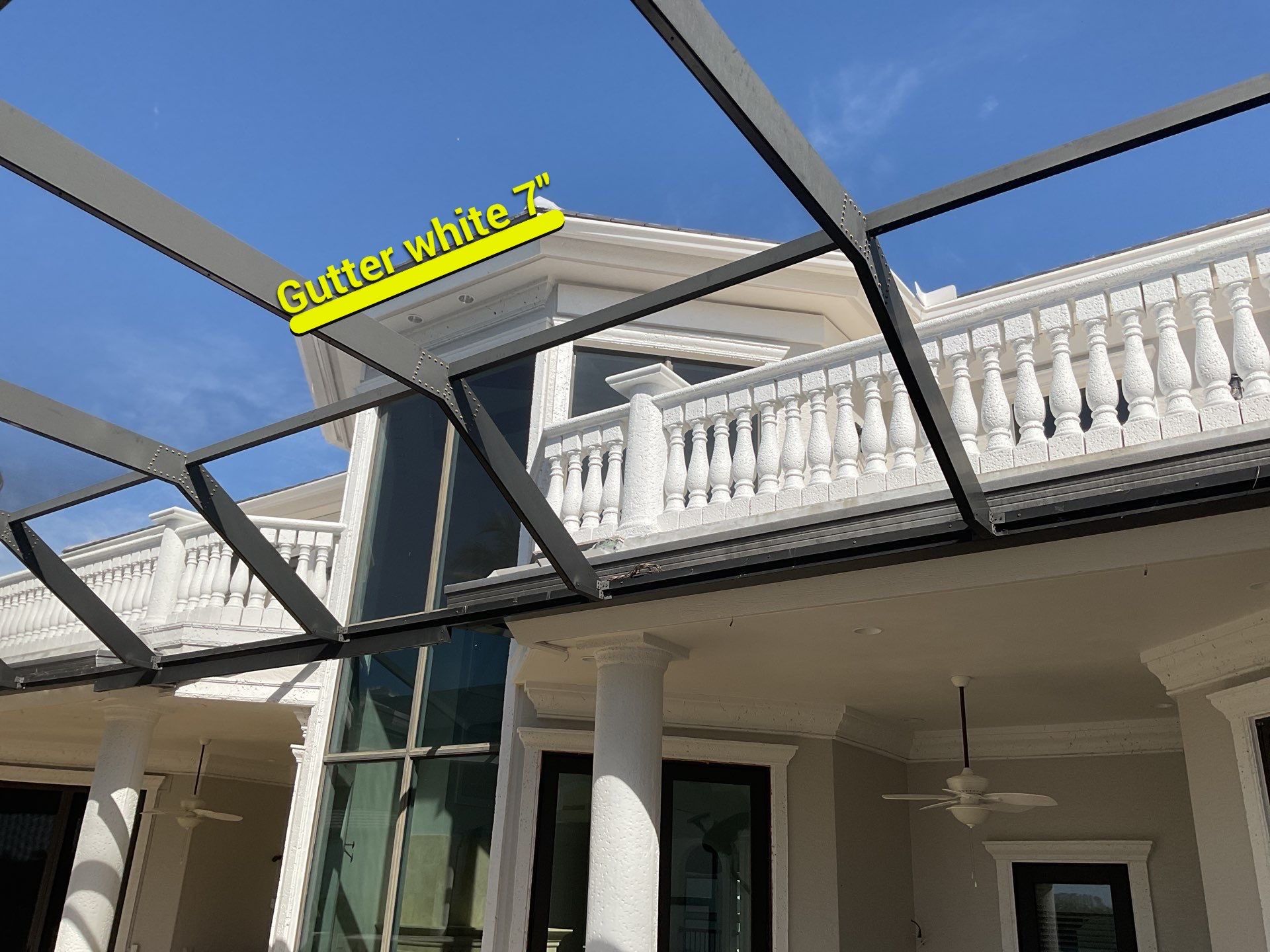 7-Inch Seamless Gutters for Heavy Rainfall in Cape Coral FL by Gutter Professors
