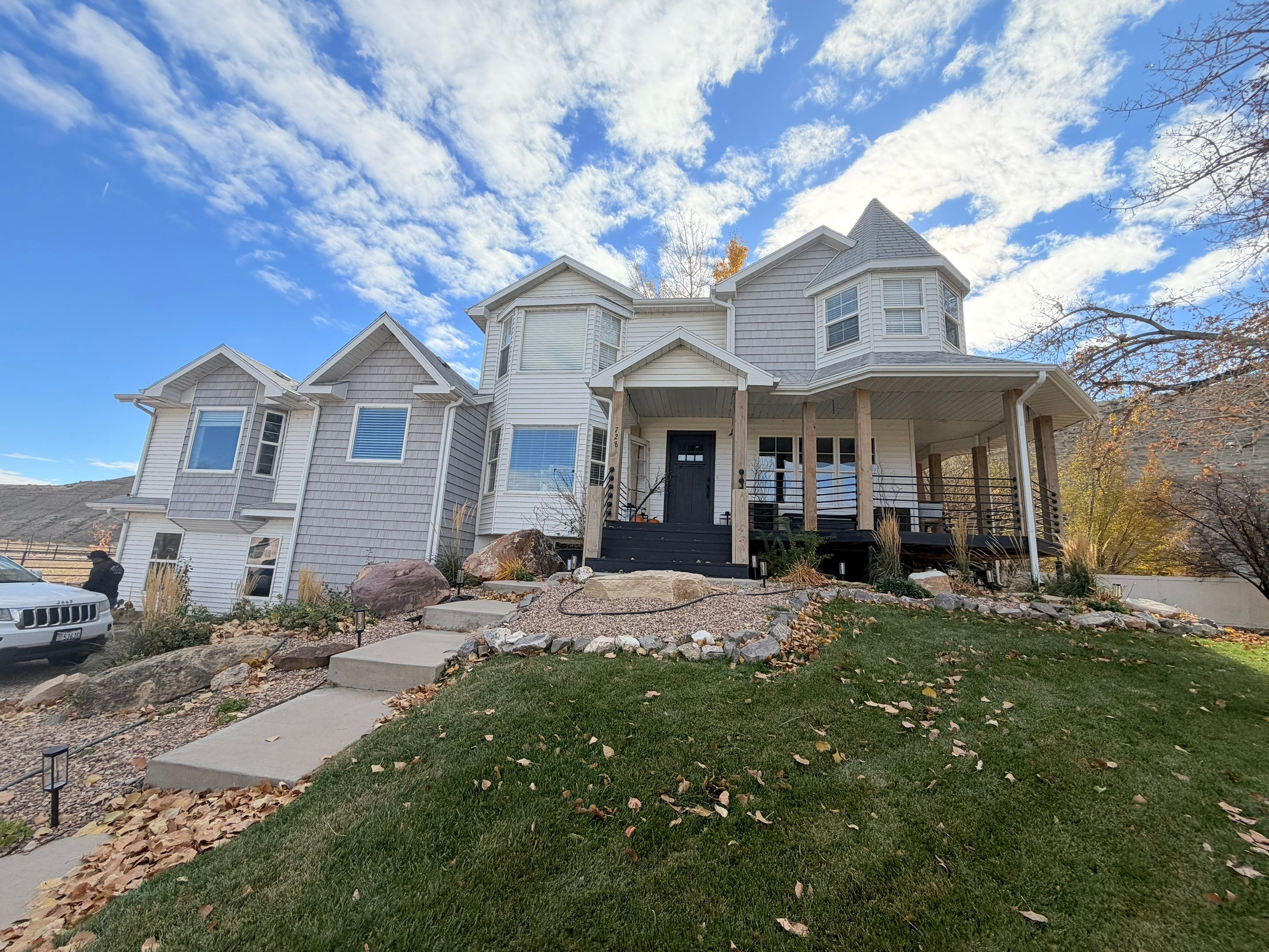 Project in Duchesne by Master Rain Gutters.