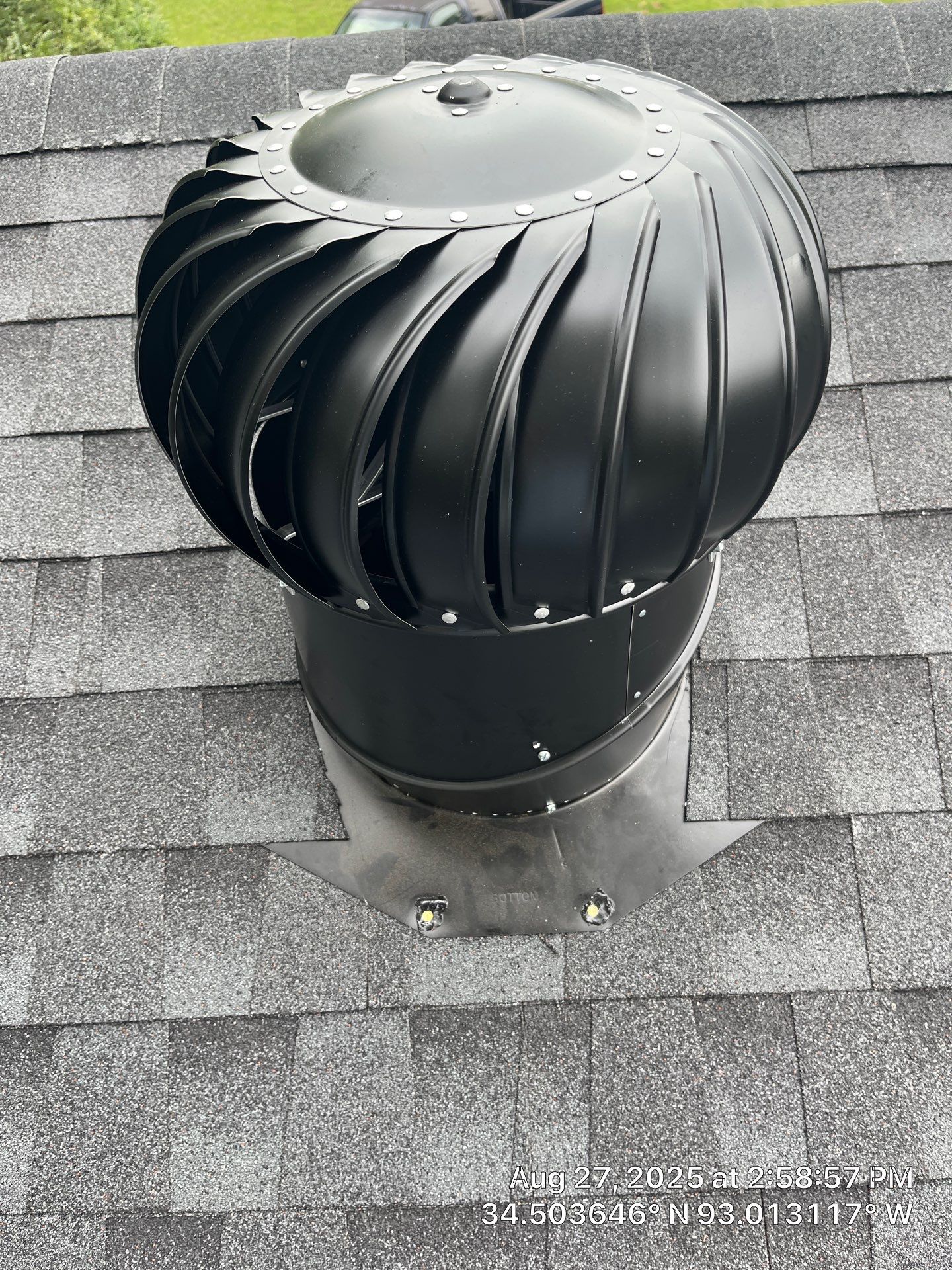 GAF Timberline HDZ Roof Replacement on Brick Home in Hot Springs by Temple Roofing and Exteriors