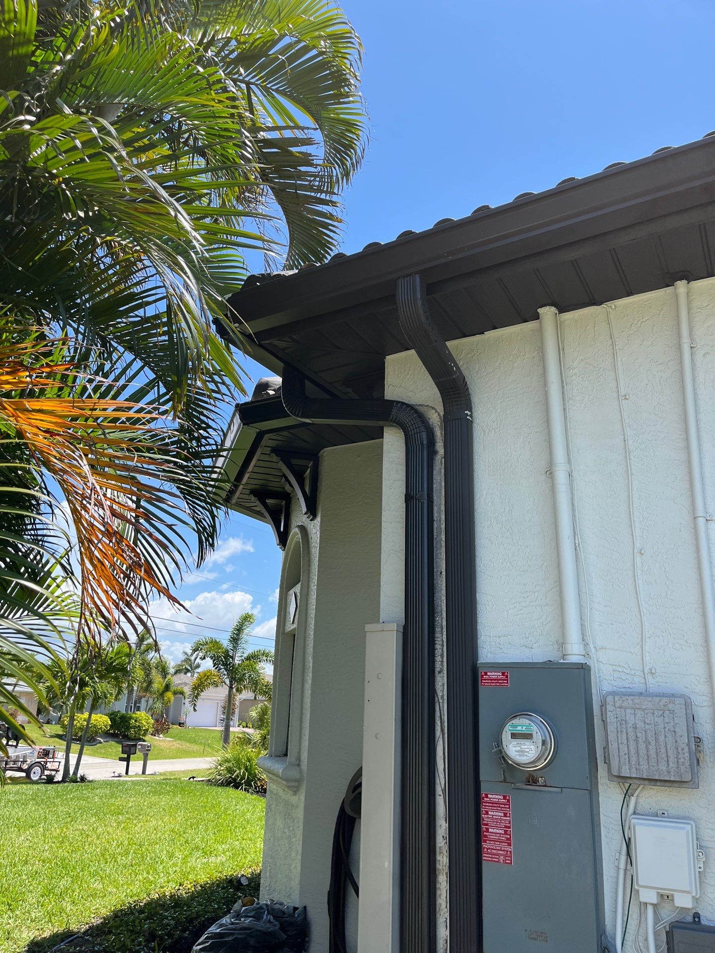 Bronze Gutter Repair and Replacement in Cape Coral FL by Gutter Professors