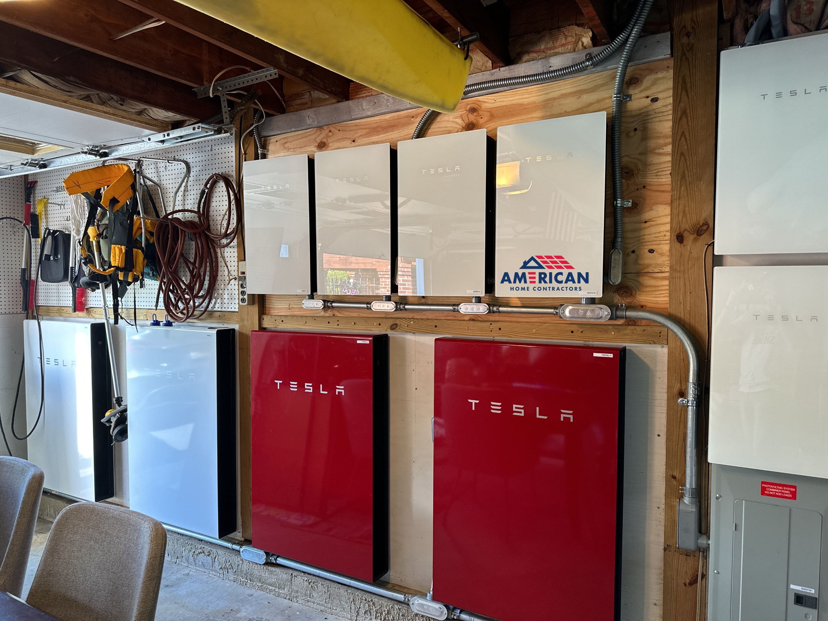 Tesla Solar Roof + Powerwall in Leonardtown, MD by American Home Contractors