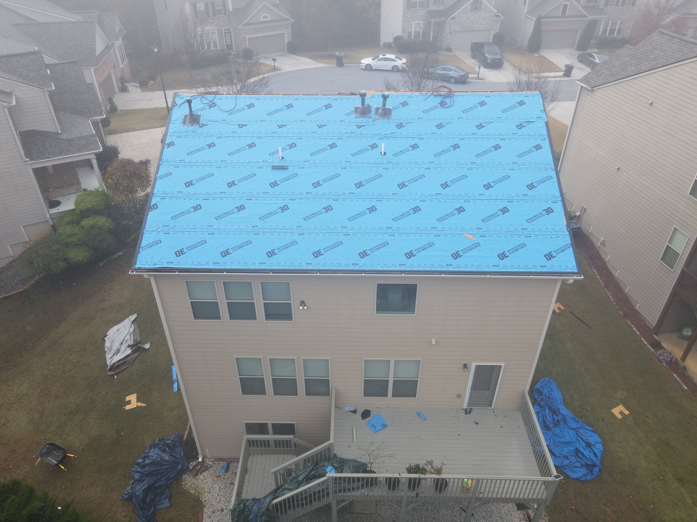 Residential Roofing Installation using Owens Corning by Inspector Roofing and Restoration