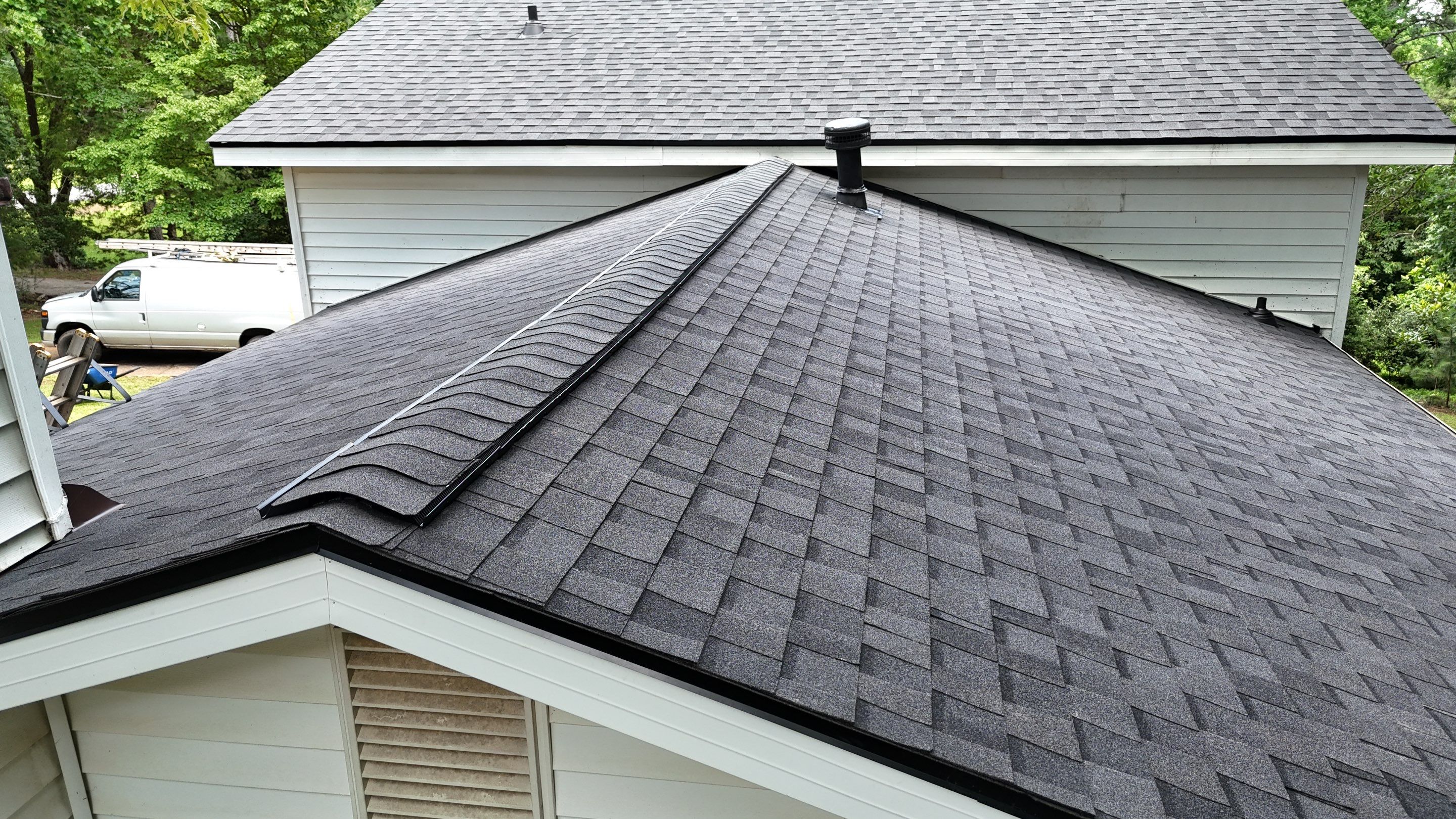 Cumming, GA Roof Replacement CertainTeed Landmark Moire Black by Reset Roofing