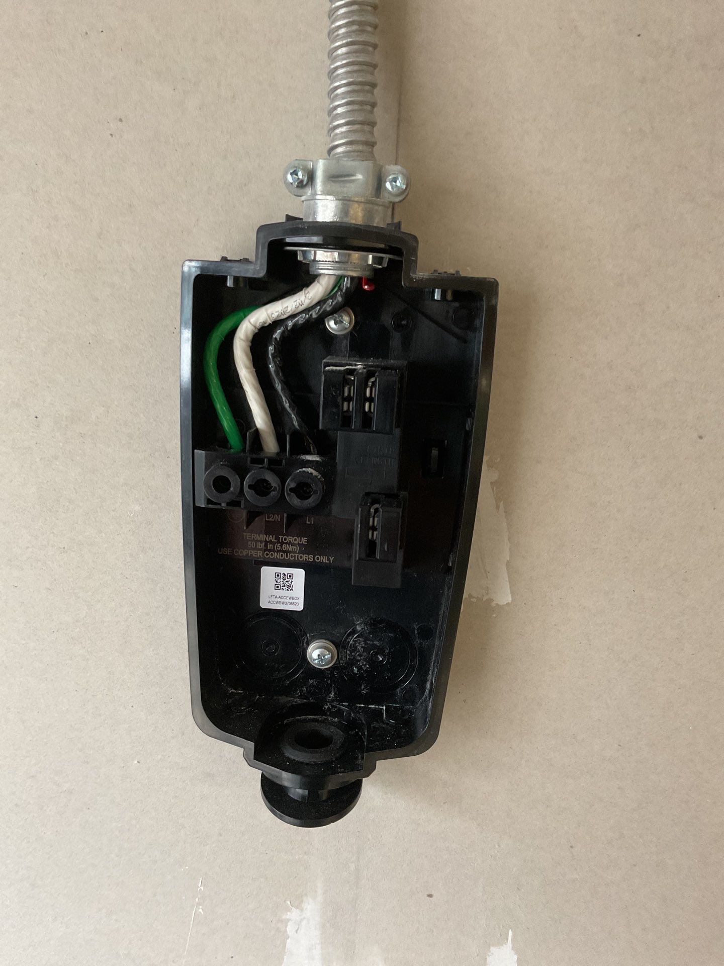 Tesla Charger Installed with Generator Interlock Kit by ZAM Electric