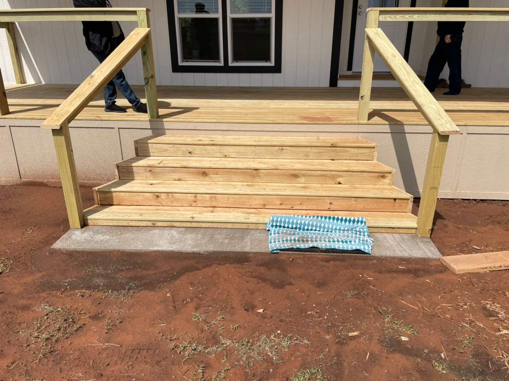 deck installation in Crescent by McCann's Roofing and Construction