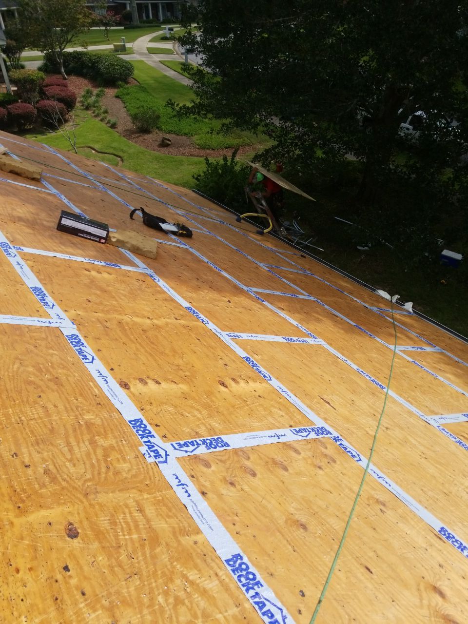 Residential Roofing Installation using Roof Replacement by American Roofing & Construction LLC