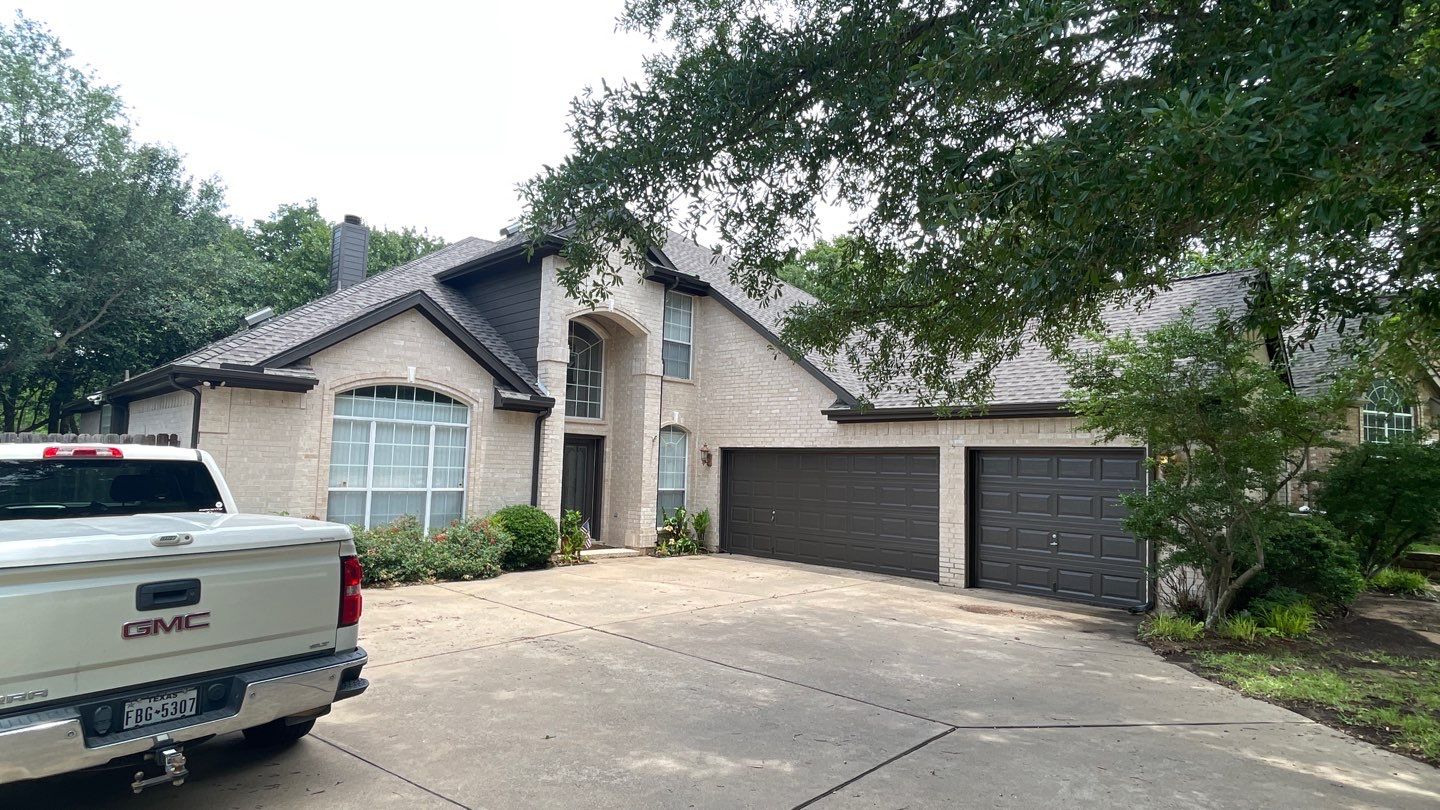 Full Exterior Remodel (Roofing, painting, Gutters) & Interior Damage Repair & Painting by First United Roofing & Construction