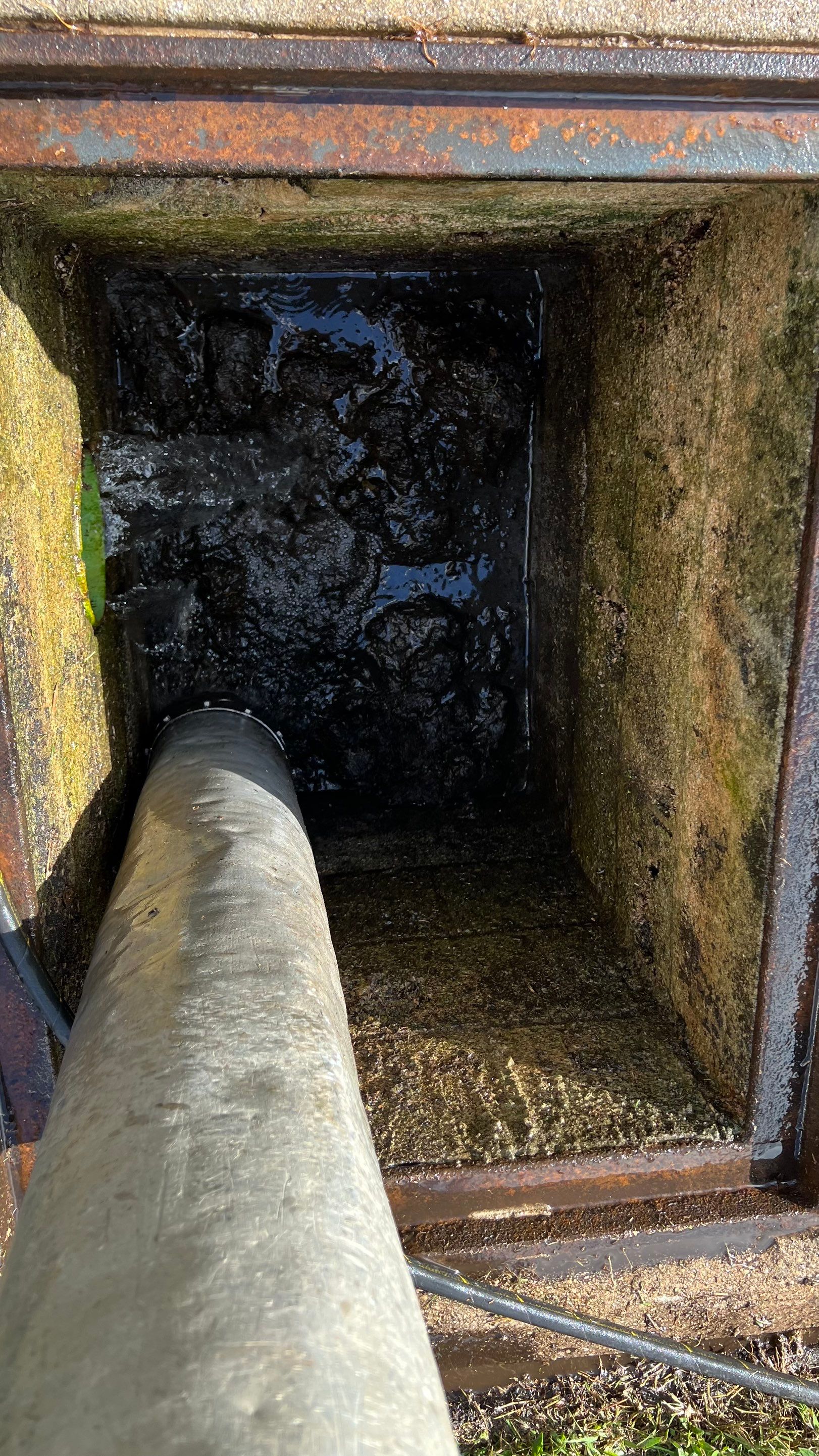 Naples Private Airport Community Catch Basin Cleaning by APS Power & Water