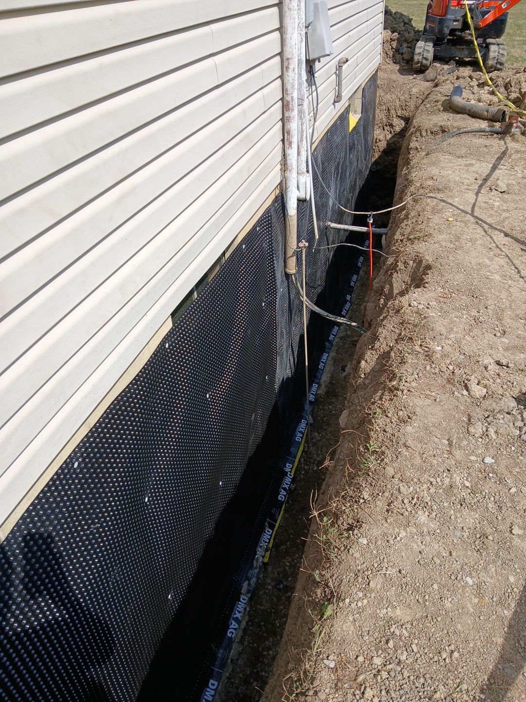 Exterior Waterproofing & Embedded Fiber Reinforcements by Toledo Basement Repair
