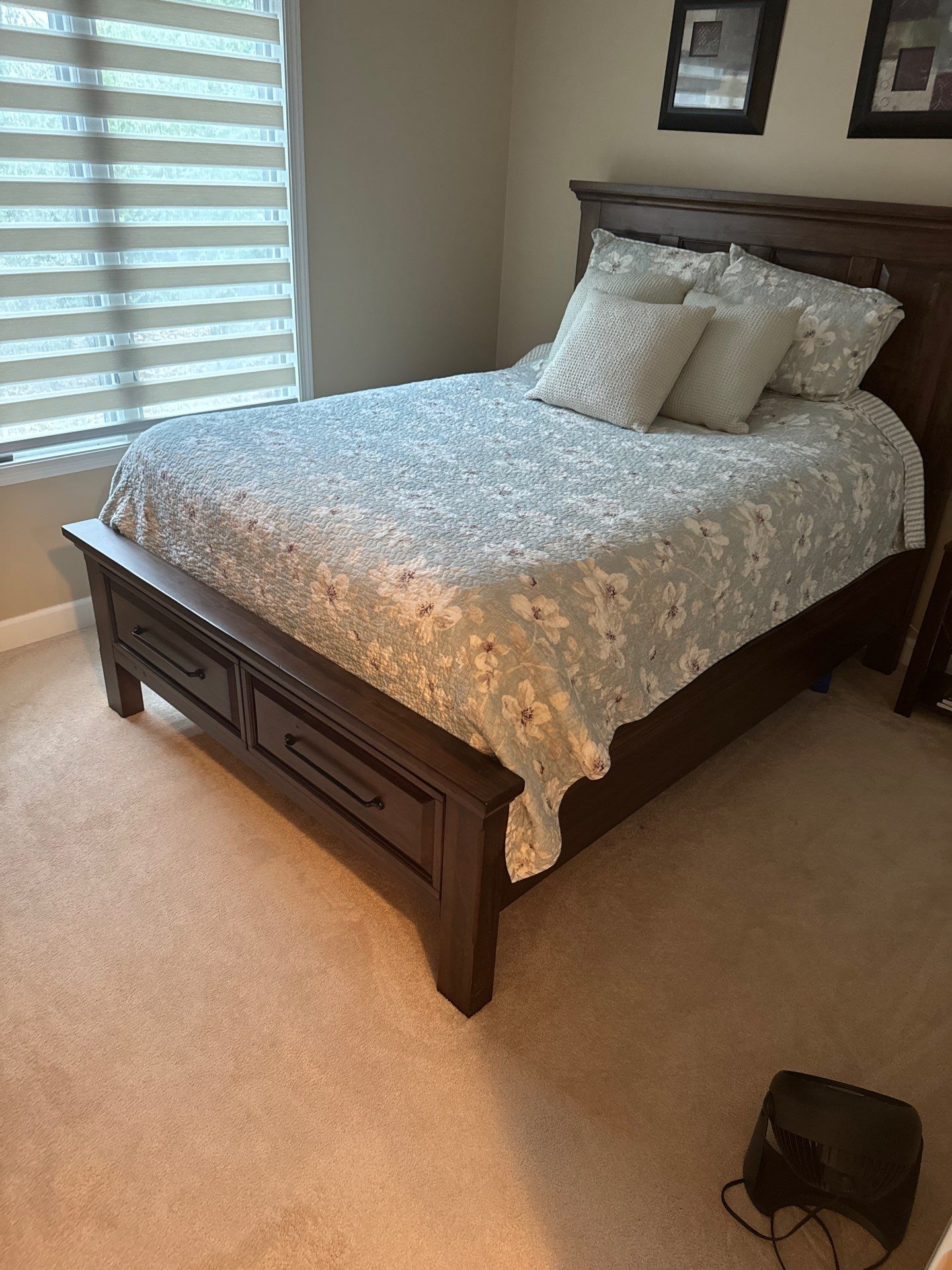 New Red Oak Natural bedroom and hall  by Ann Arbor Hardwoods 
