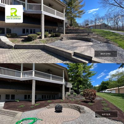Tear Out, Plant Install & Mulch