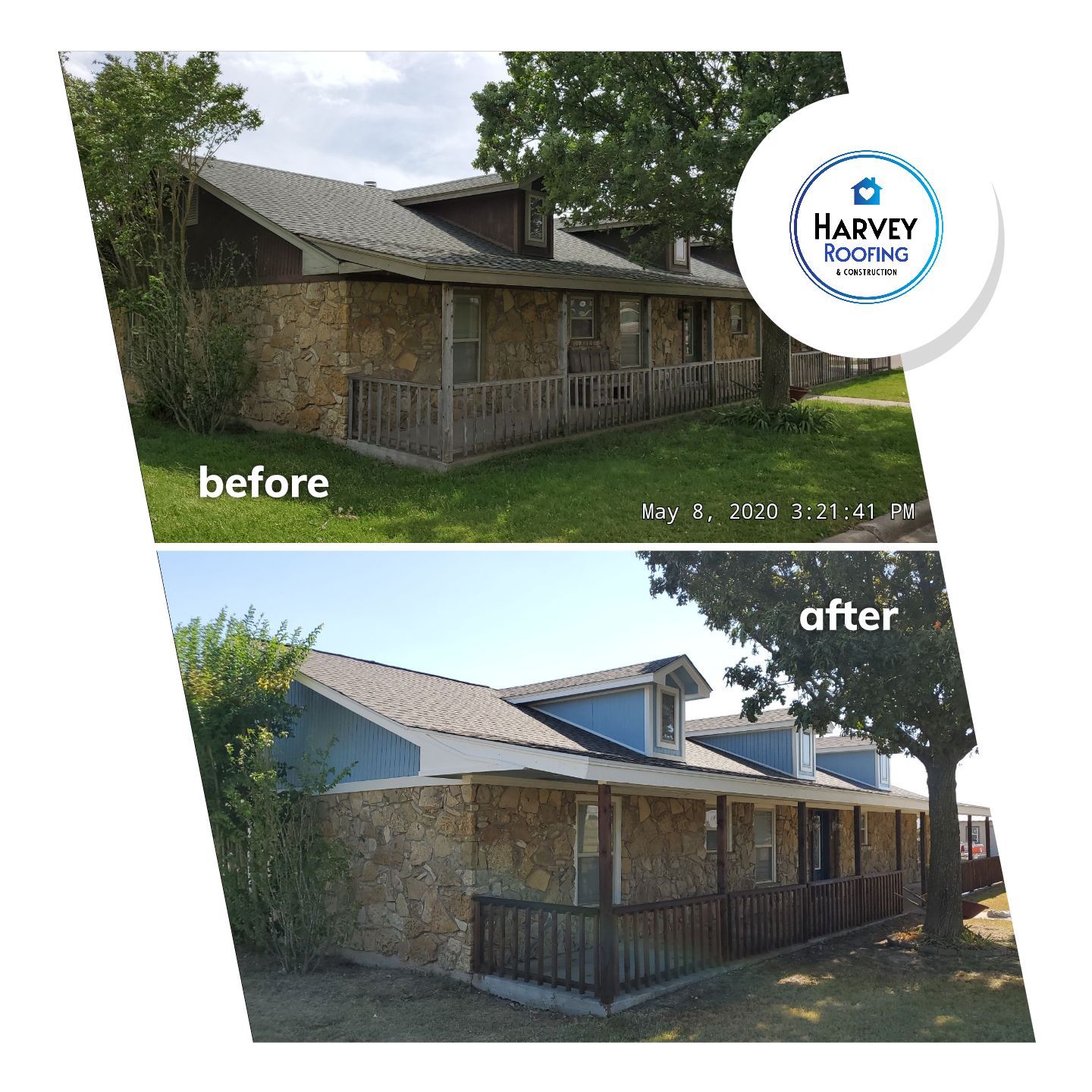 Residential Roofing Installation using ATLAS Pinnacle Pristine Shingles by Harvey Roofing & Construction