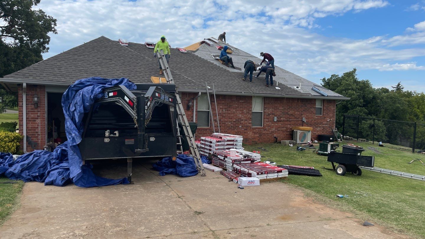 Residential Roofing Installation using GAF Natural Shadow  by A & H Roofing and Contracting