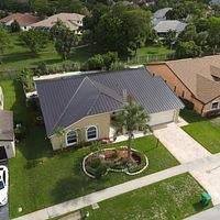 24ga 1" Nail-Strip Dark Bronze  by Total Roofing System The Metal Roof Experts