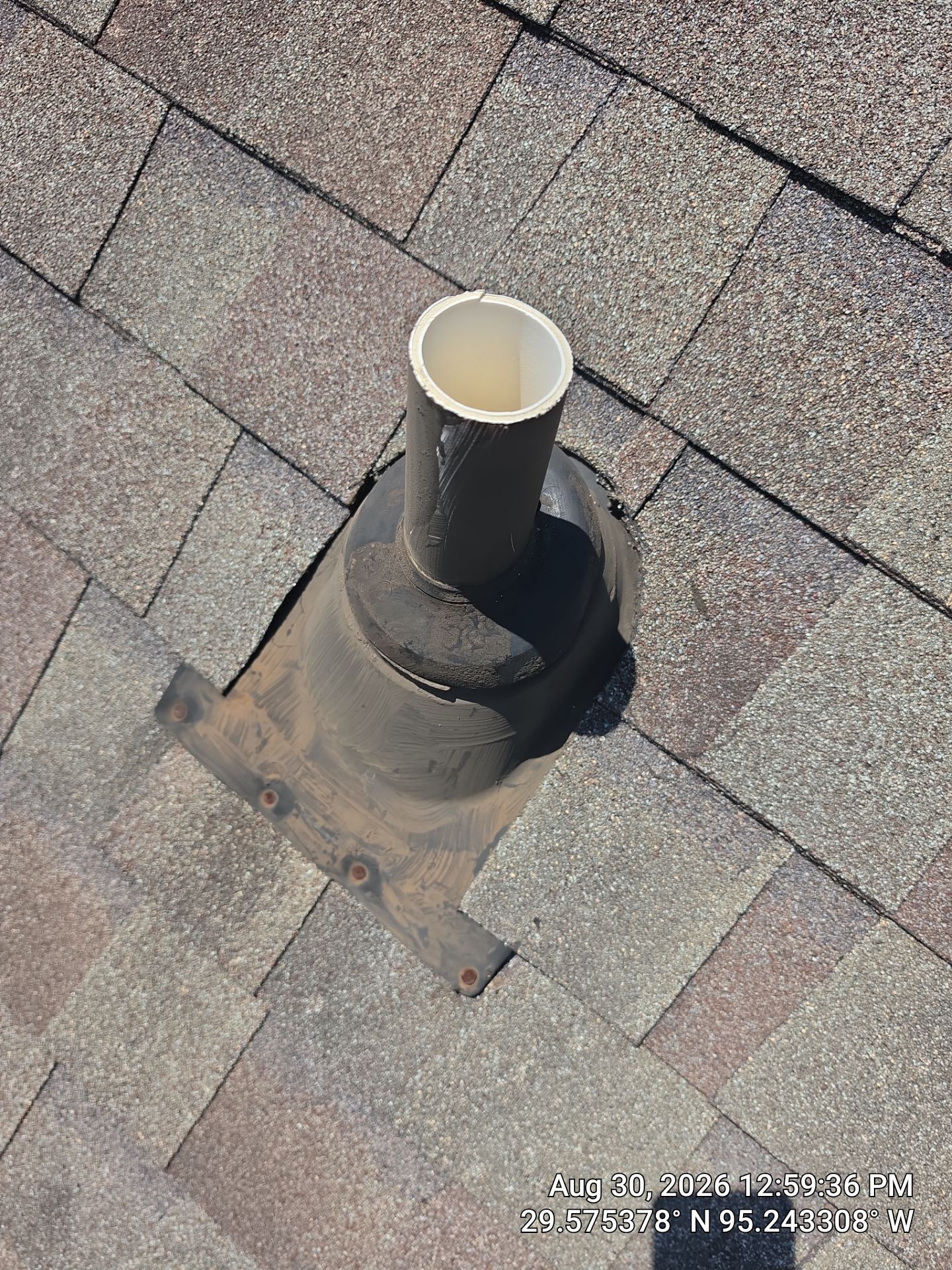 Asphalt Shingle Roof Inspection and Damage Assessment in Houston by Good Vibes Roofing