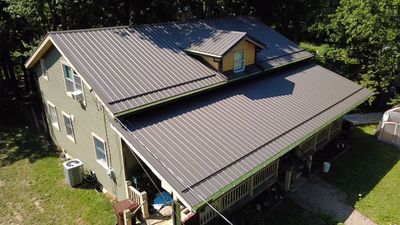 Full Metal Roof Replacement and Exterior Trim Repair in Atwater