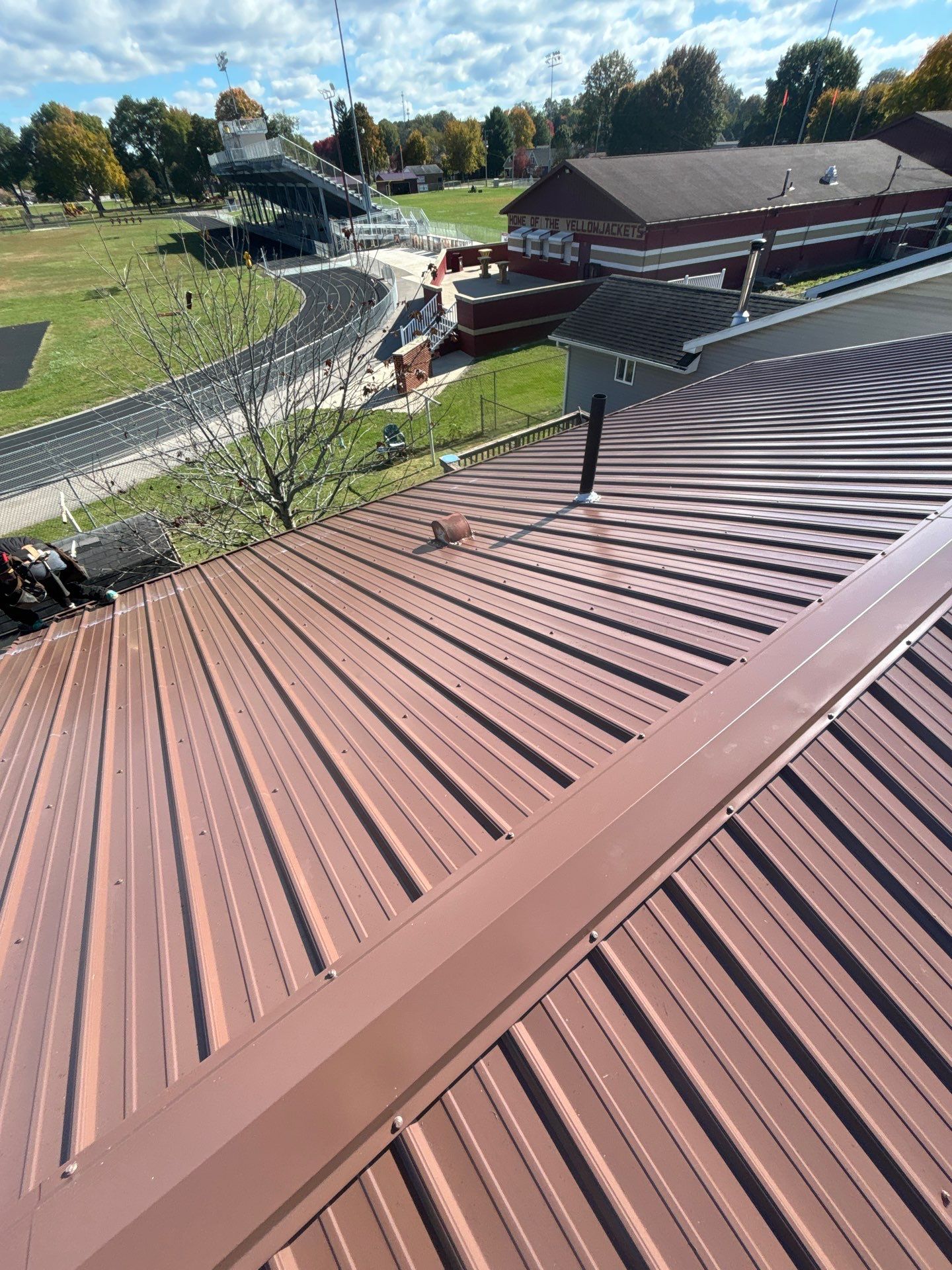 Residential Roofing Installation using Metal by Rainstoppers Roofing