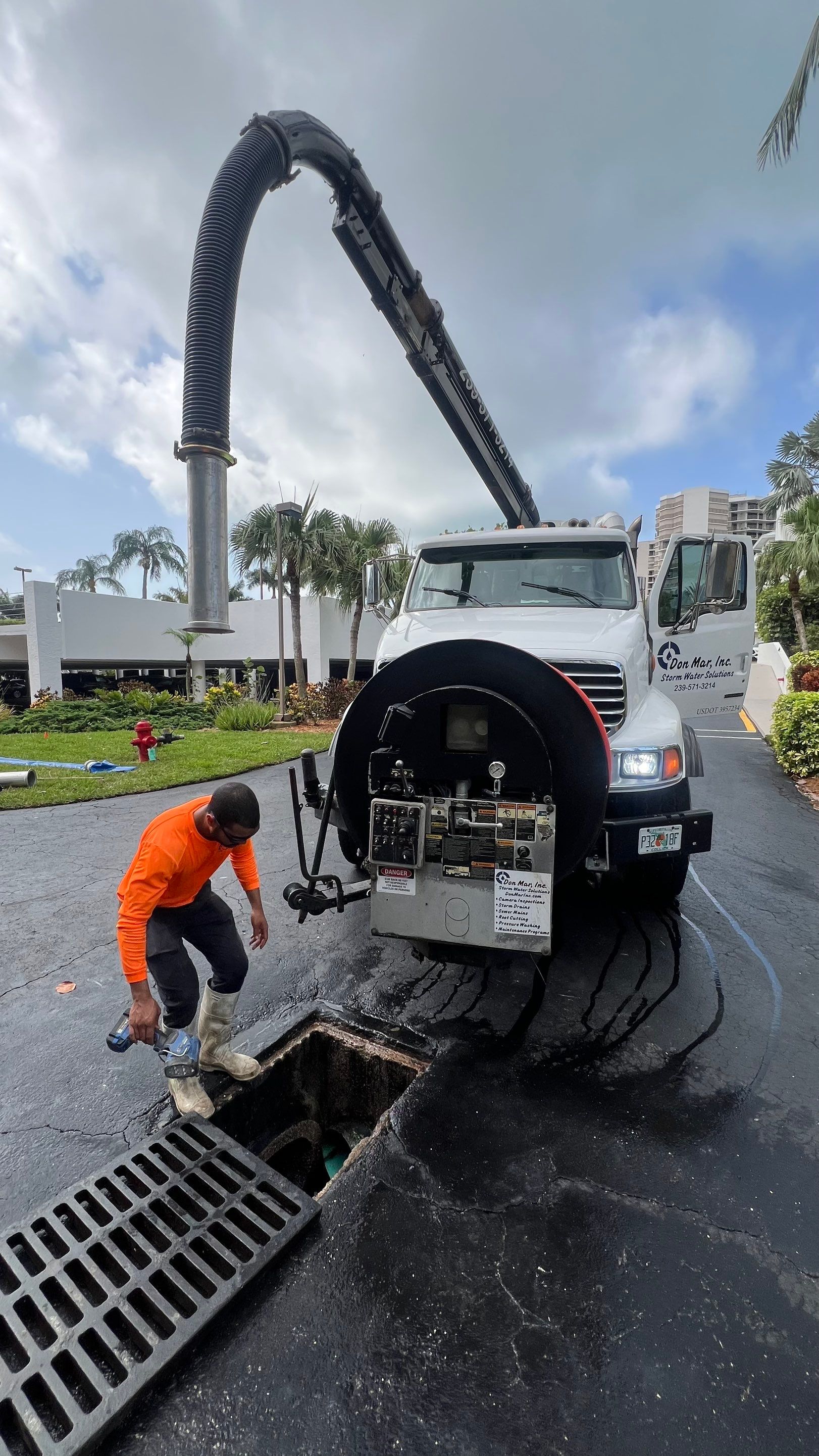 Marco Island Condo Stormwater System Maintenance by Don Mar, Inc. Storm Water Solutions