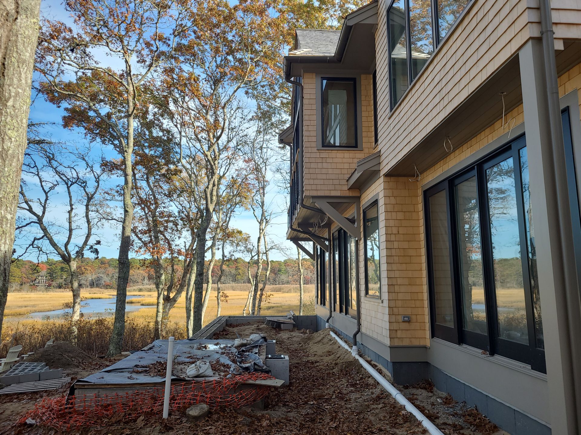 Gutter Installation using 6" Half Round Lead Coated Copper Gutter in Mashpee, MA by Gutter Pro Enterprises