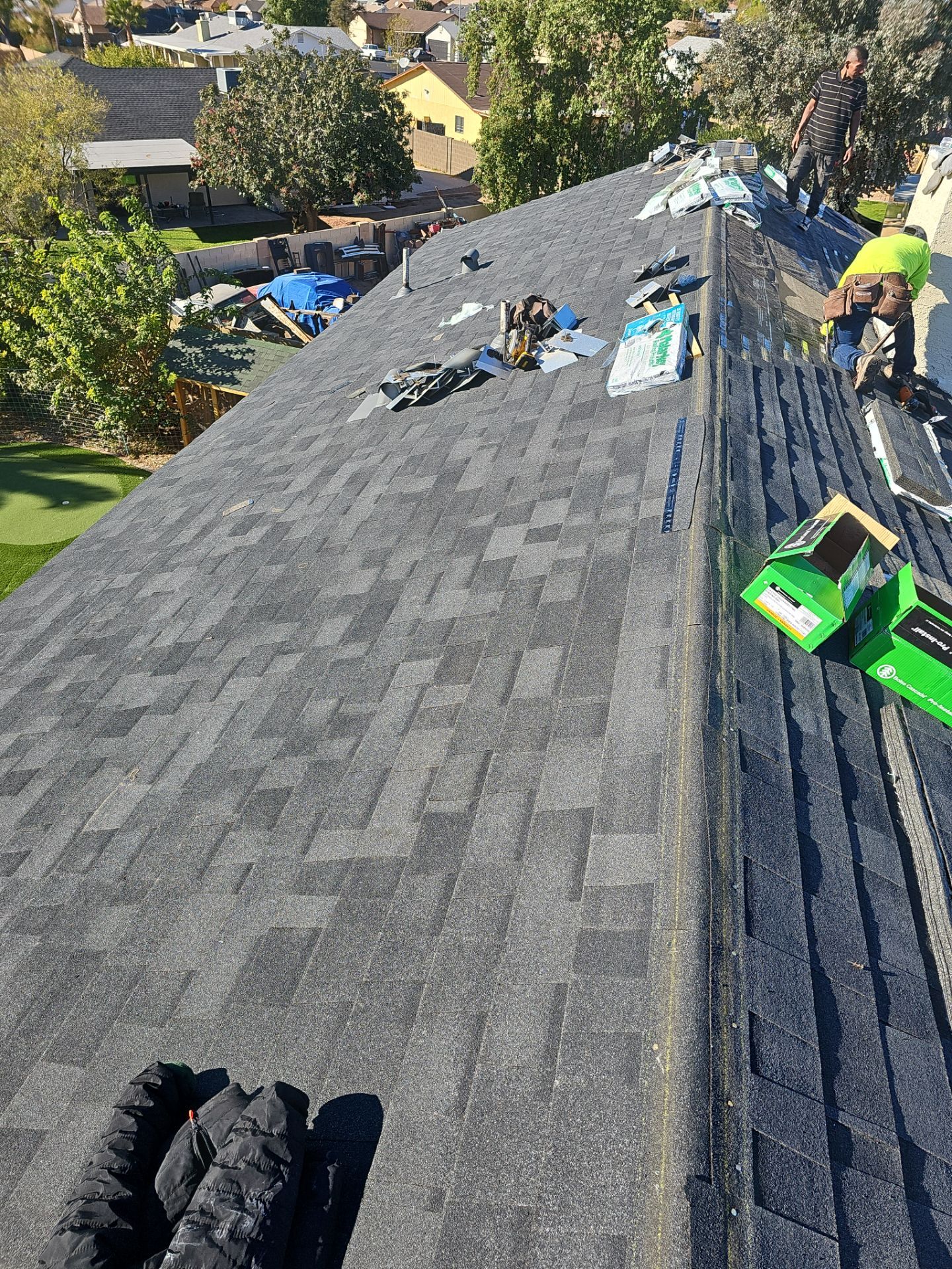 Residential Roofing Installation using Malarkey Shingles by Weather-Tite Exteriors LLC