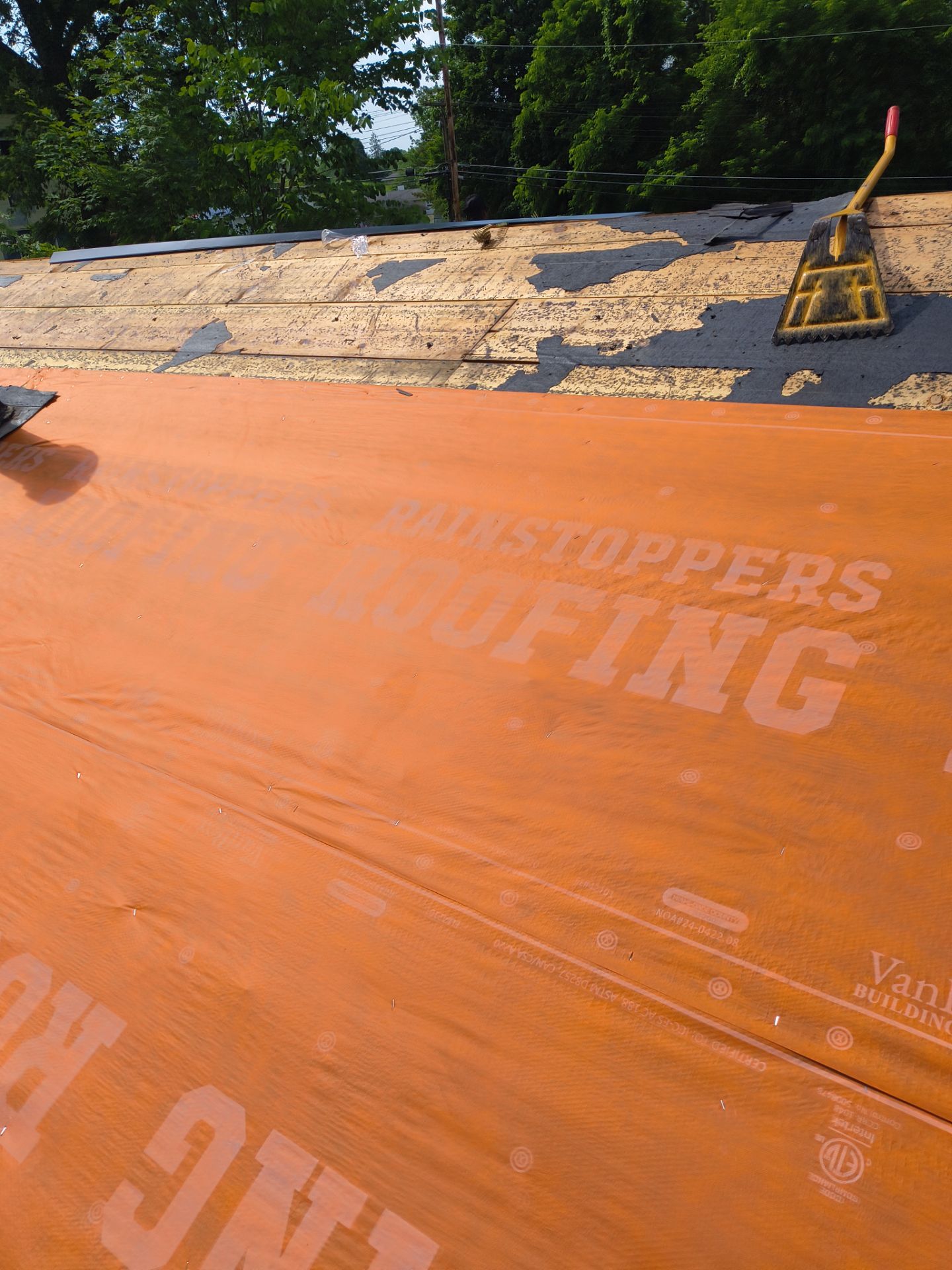 Residential Roofing Installation using GAF Timberline HDZ Oyster Grey by Rainstoppers Roofing