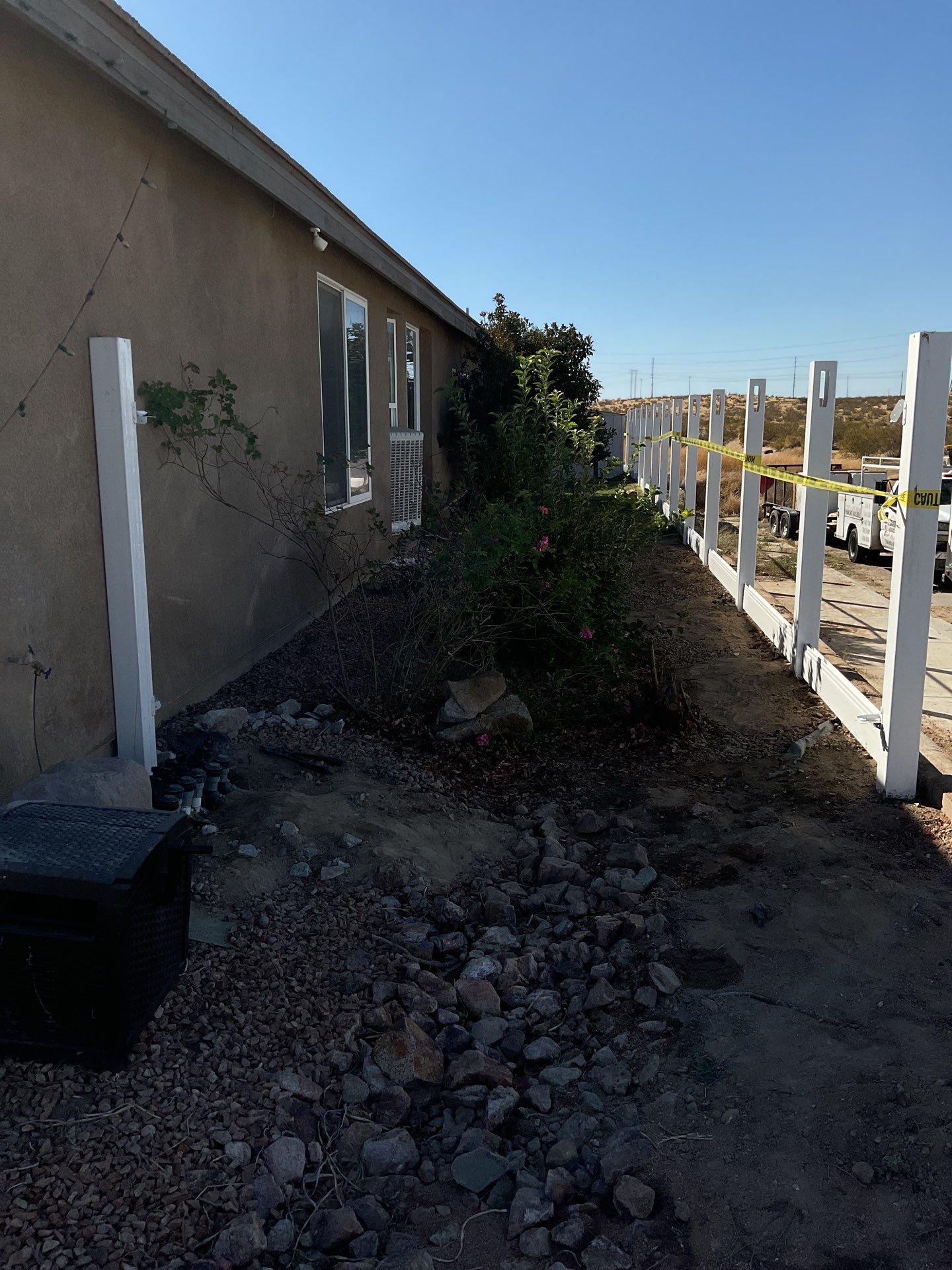 Fence Installation using Vinyl by Fence Guys Inc. 