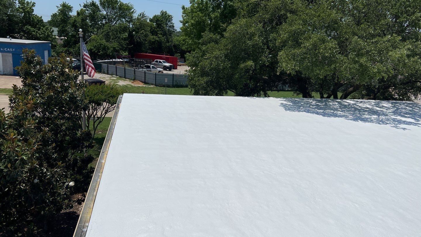 Foam & Metal Roof Restoration – Thermo Sensors (Garland, TX) by All Star Roofing LLC