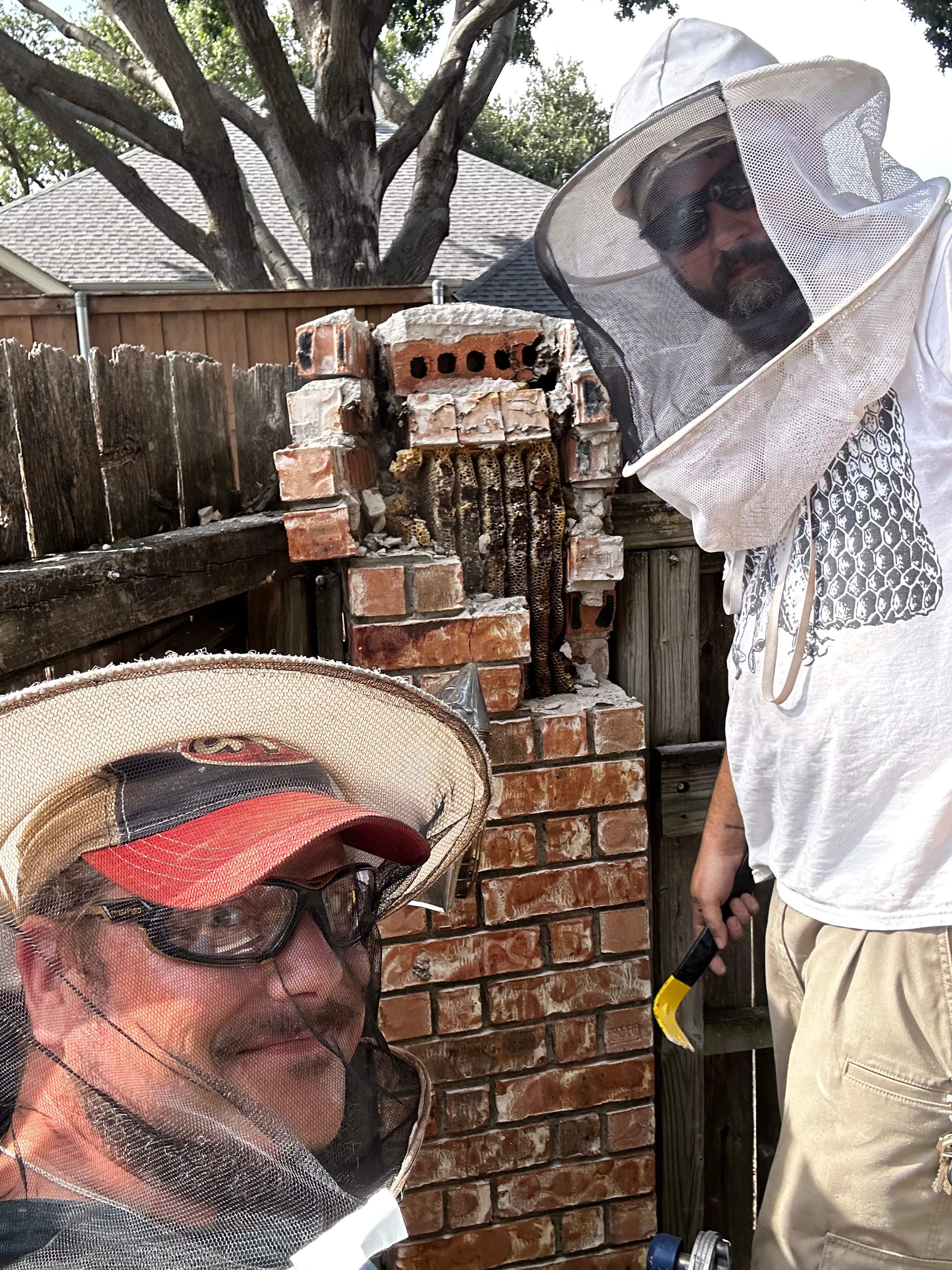 Brick Column by Rockwall Honey Bee Company