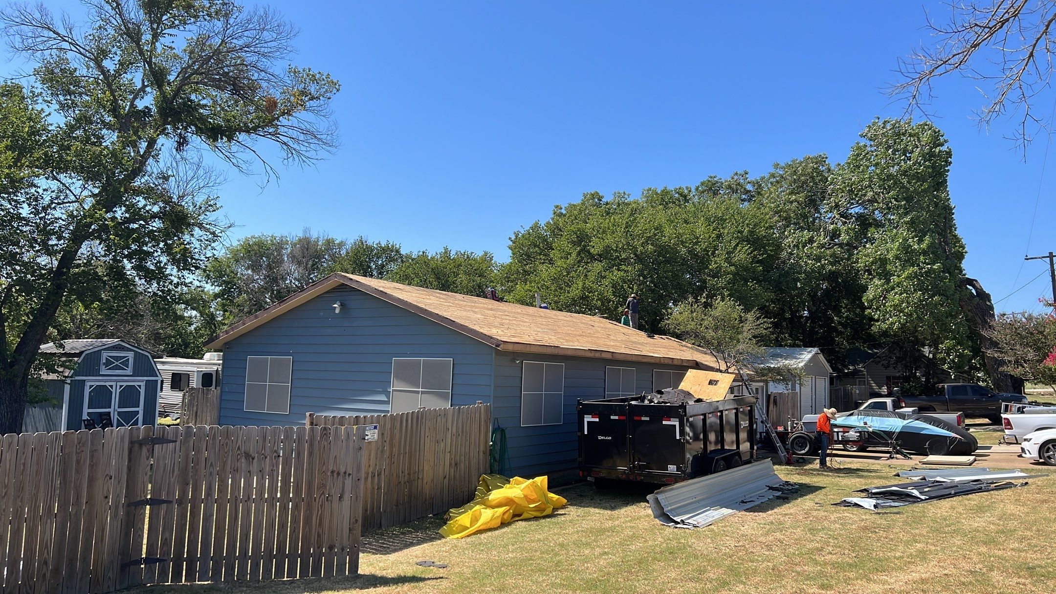 Residential Roofing Installation using PBR Metal Roof by Harvey Roofing & Construction