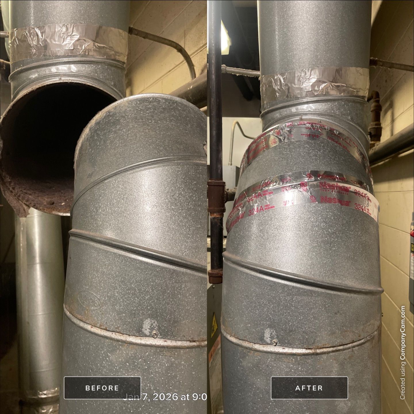 Project in Columbus by Duct Cleaning Solutions 