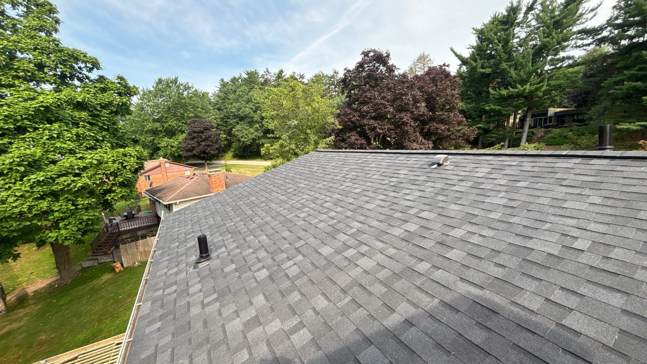 Roof Replacement using Owens Corning Onyx Black by 180 Contractors