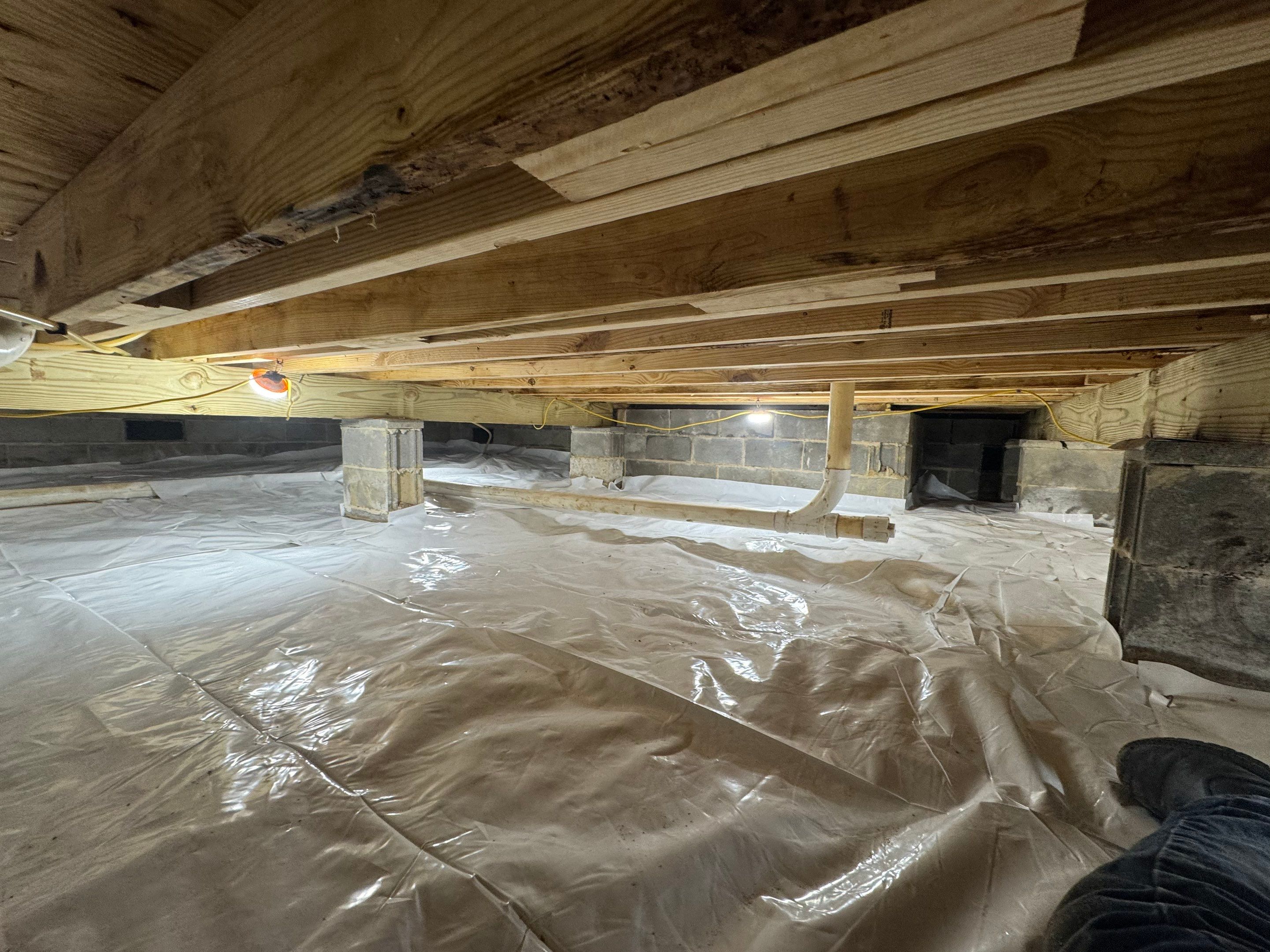 Project in Suffolk by Patriot Crawl Space Repairs