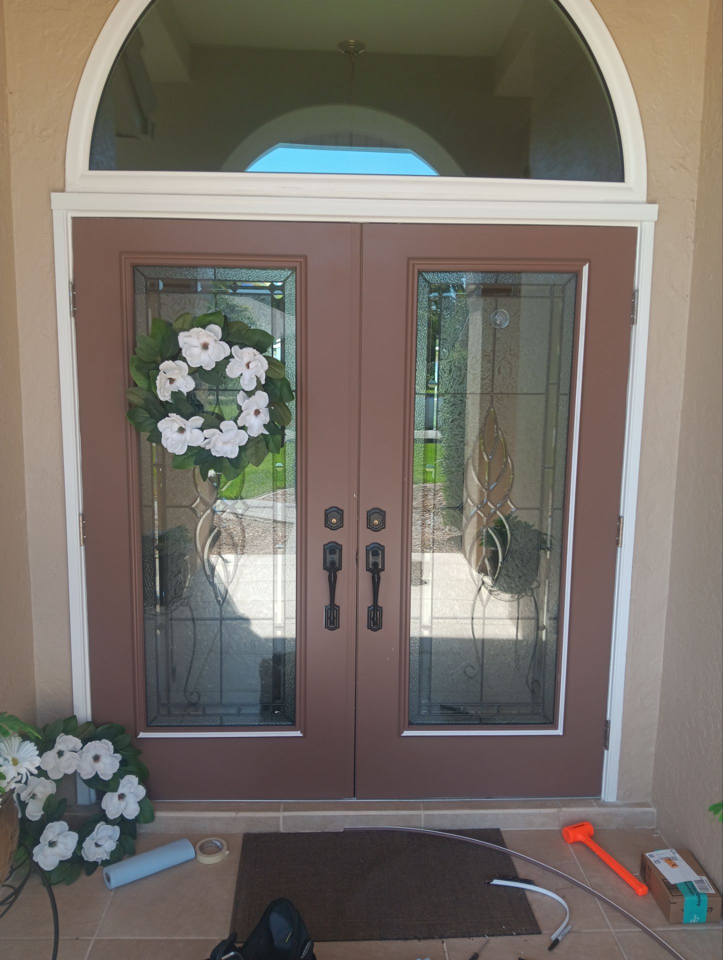 Window Installation using PGT Vinyl by Windows For Life 