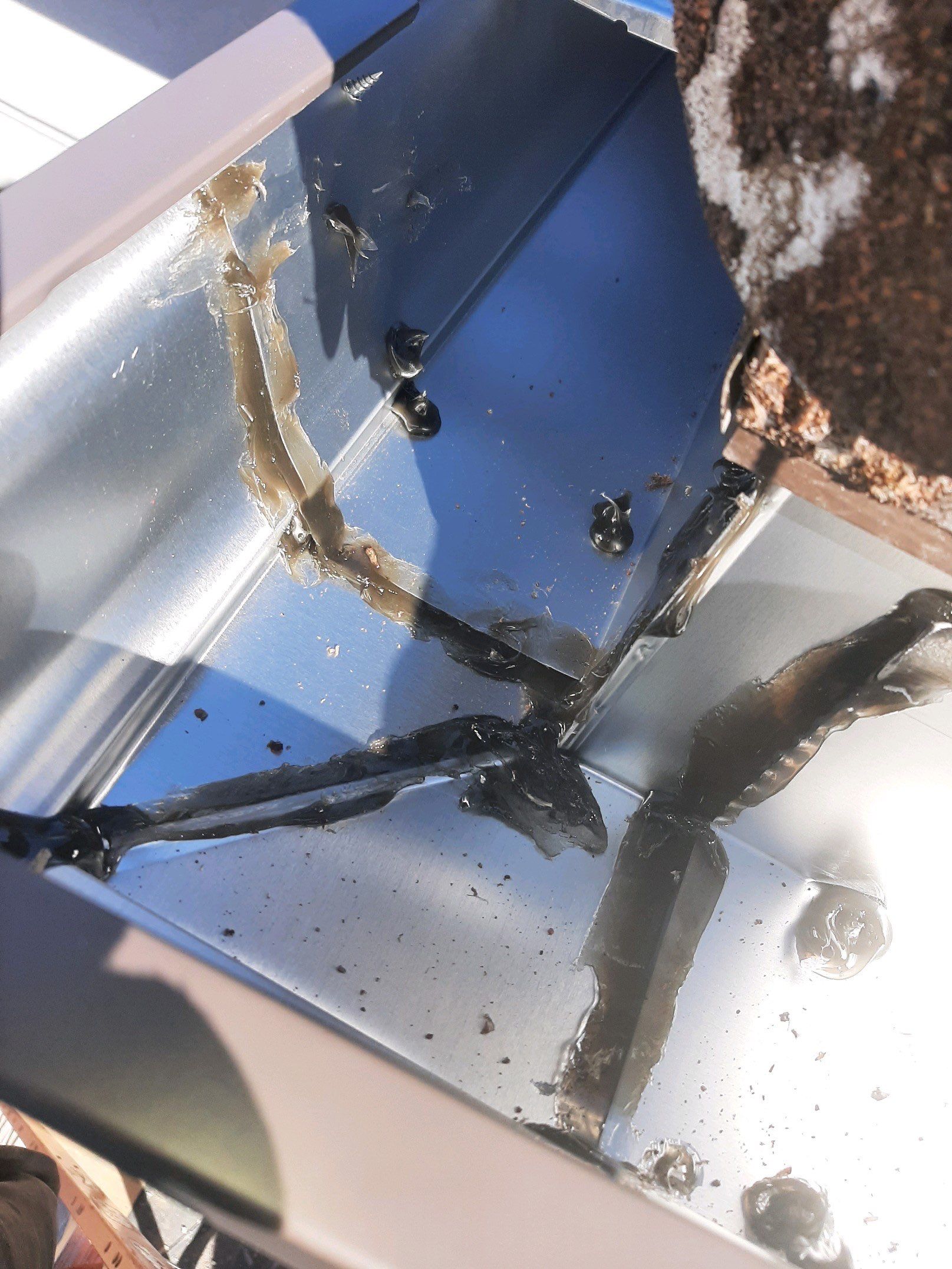 Gutter Installation using Royal Brown K-Style Gutters by Gutter Professors