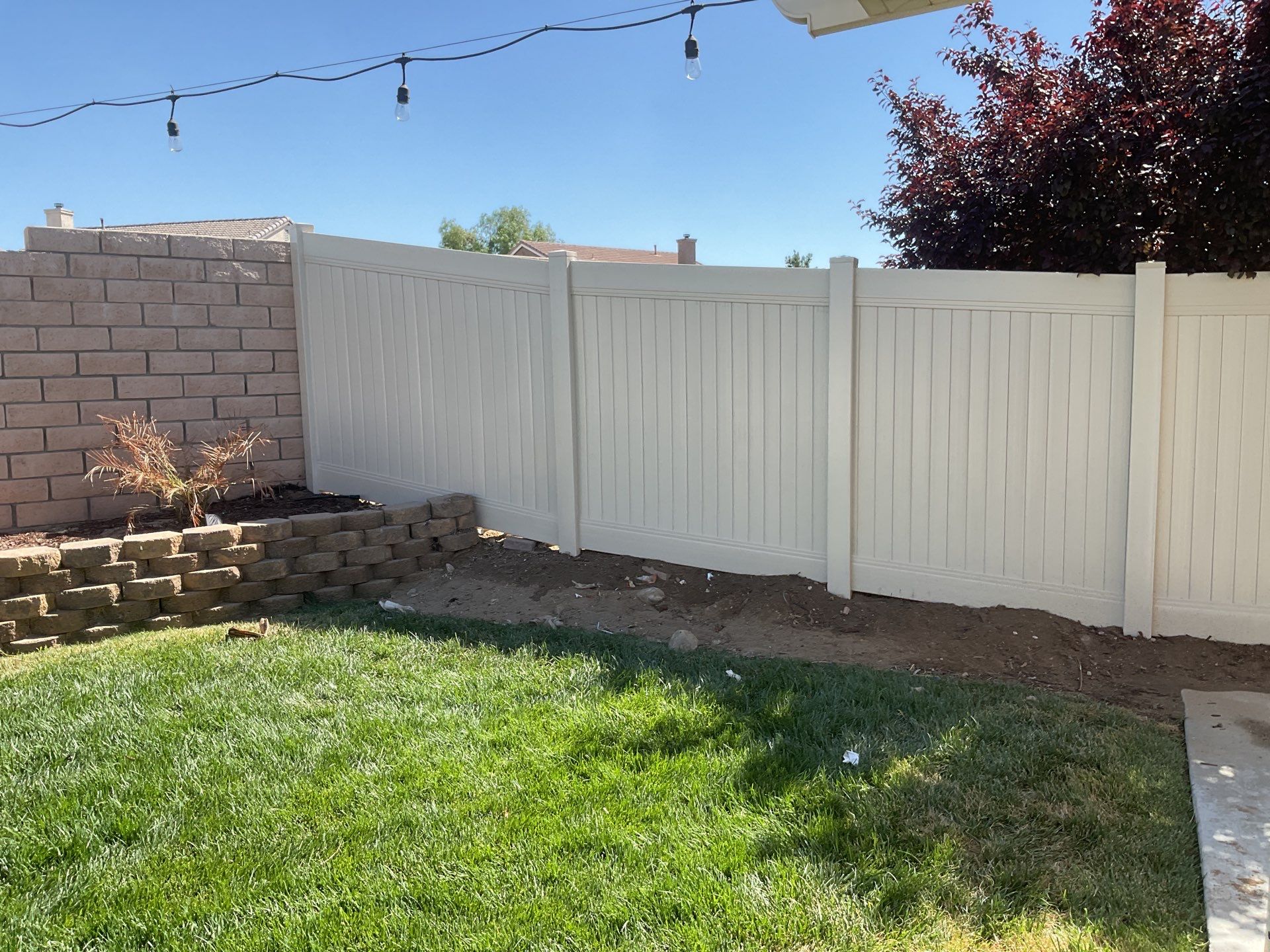 Fence Installation using Vinyl by Fence Guys Inc. 