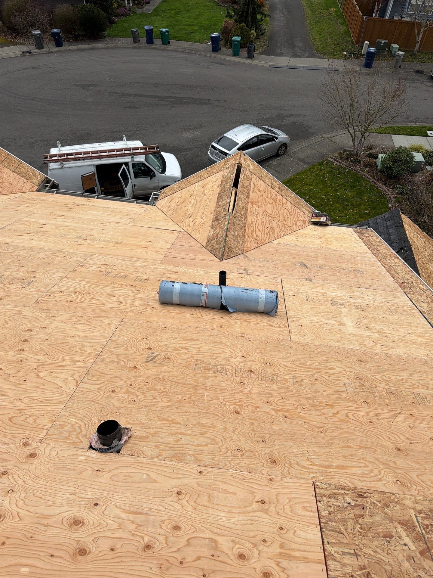 Residential Roofing Installation using GAF HDZ Shingles by Roofing Formula LLC