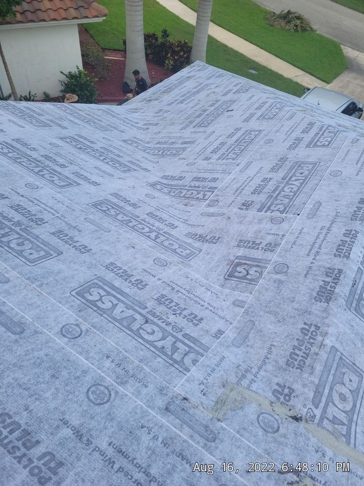 Residential Roofing Installation using Eagle Roofing Tile by BLUES BROTHERS ROOFING