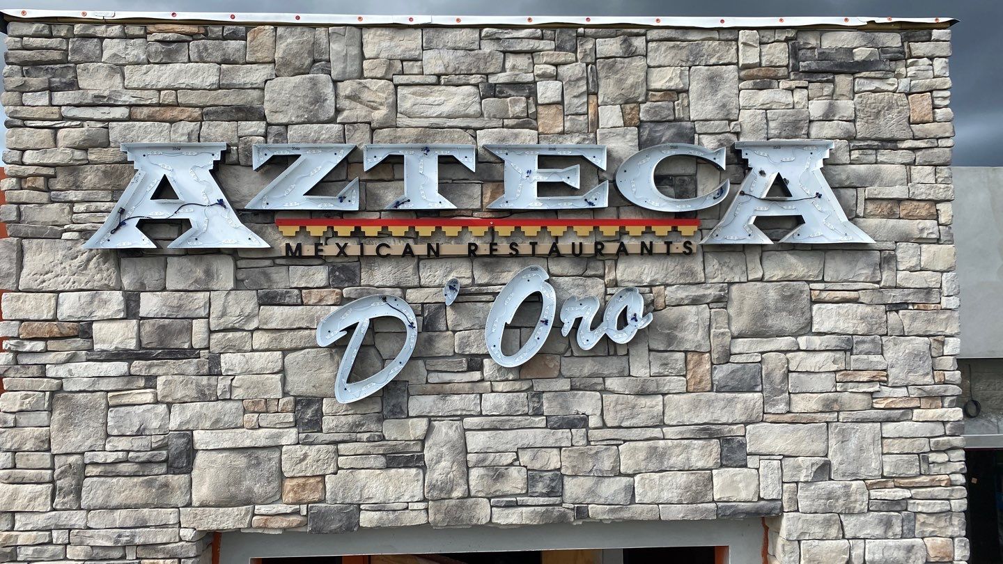  Azteca, Orlando Channel Letters Flush Mounted by SignCrafters
