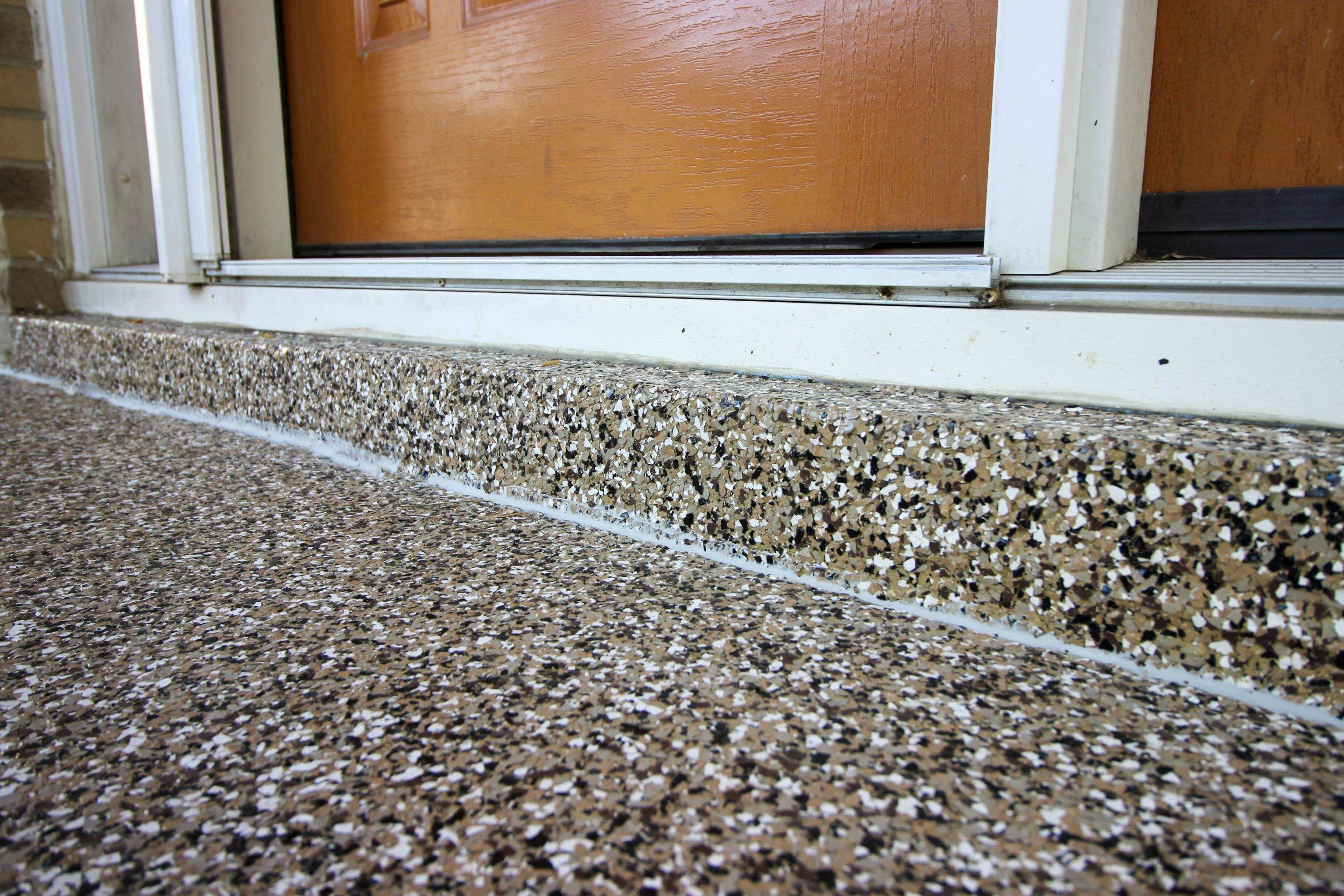 Patio Installation using Desert Sand by Your1DayFloor.com