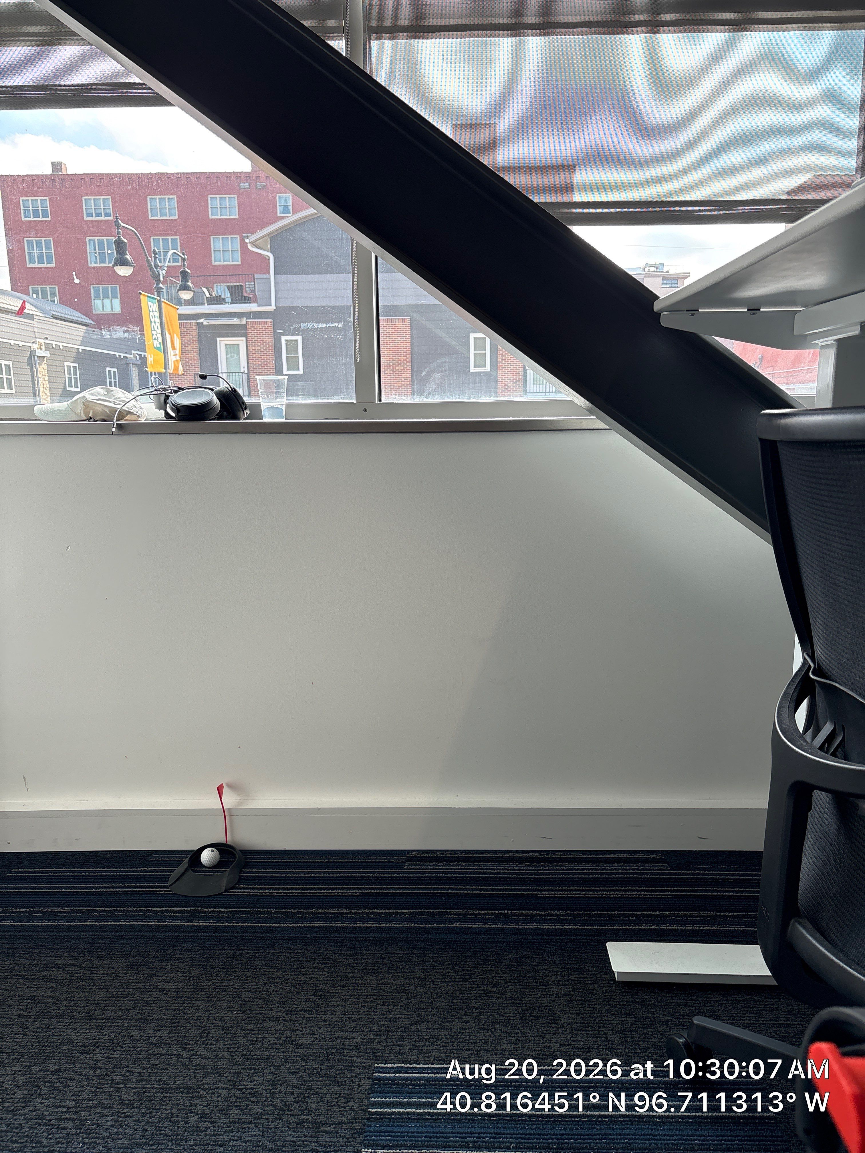 Commercial Office Furniture and Ergonomic Desk Setup in Lincoln by CompanyCam Sales Demo
