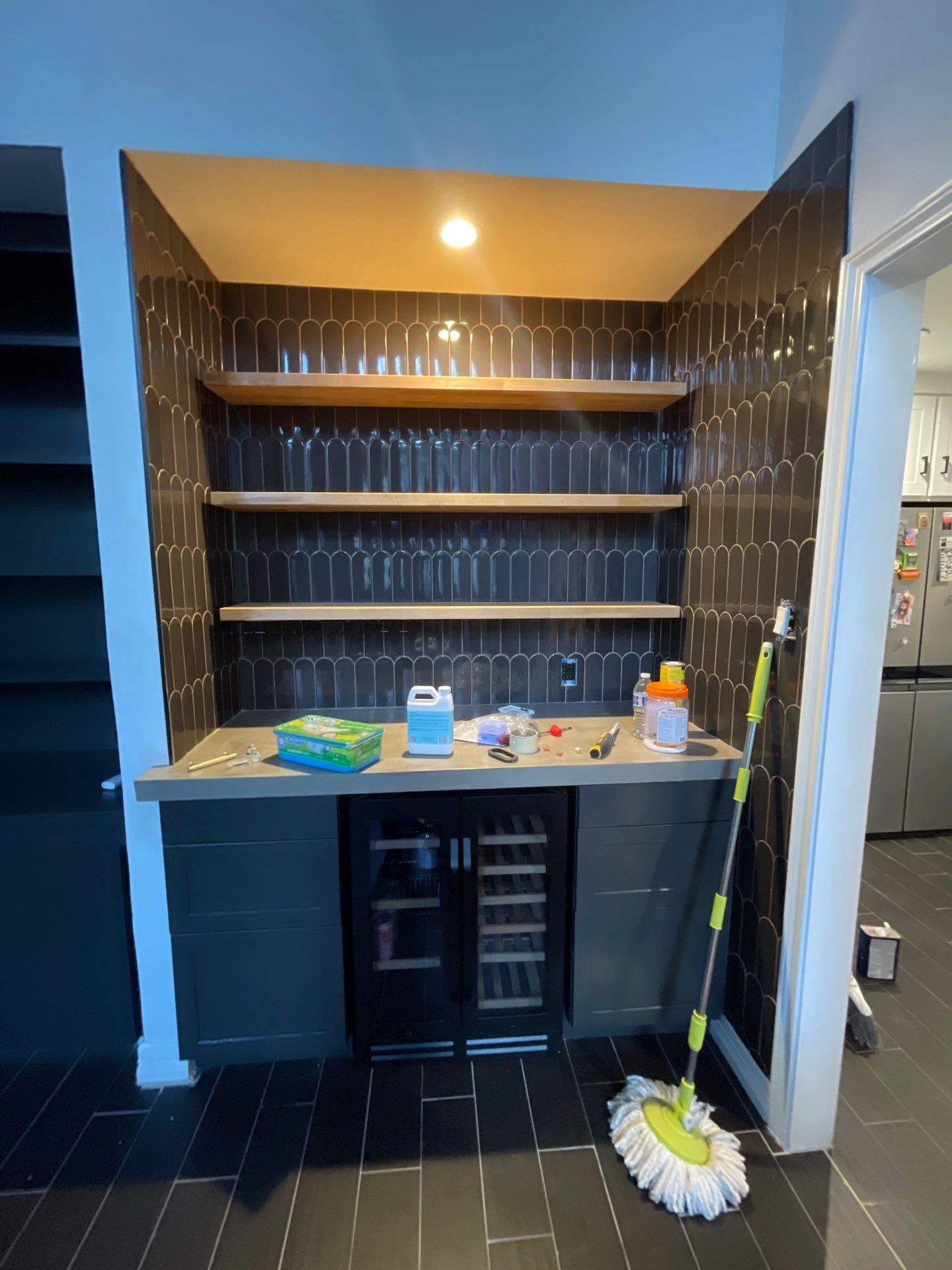 Custom Home Bar & Built-In Cabinet Remodel by Majesty Construction