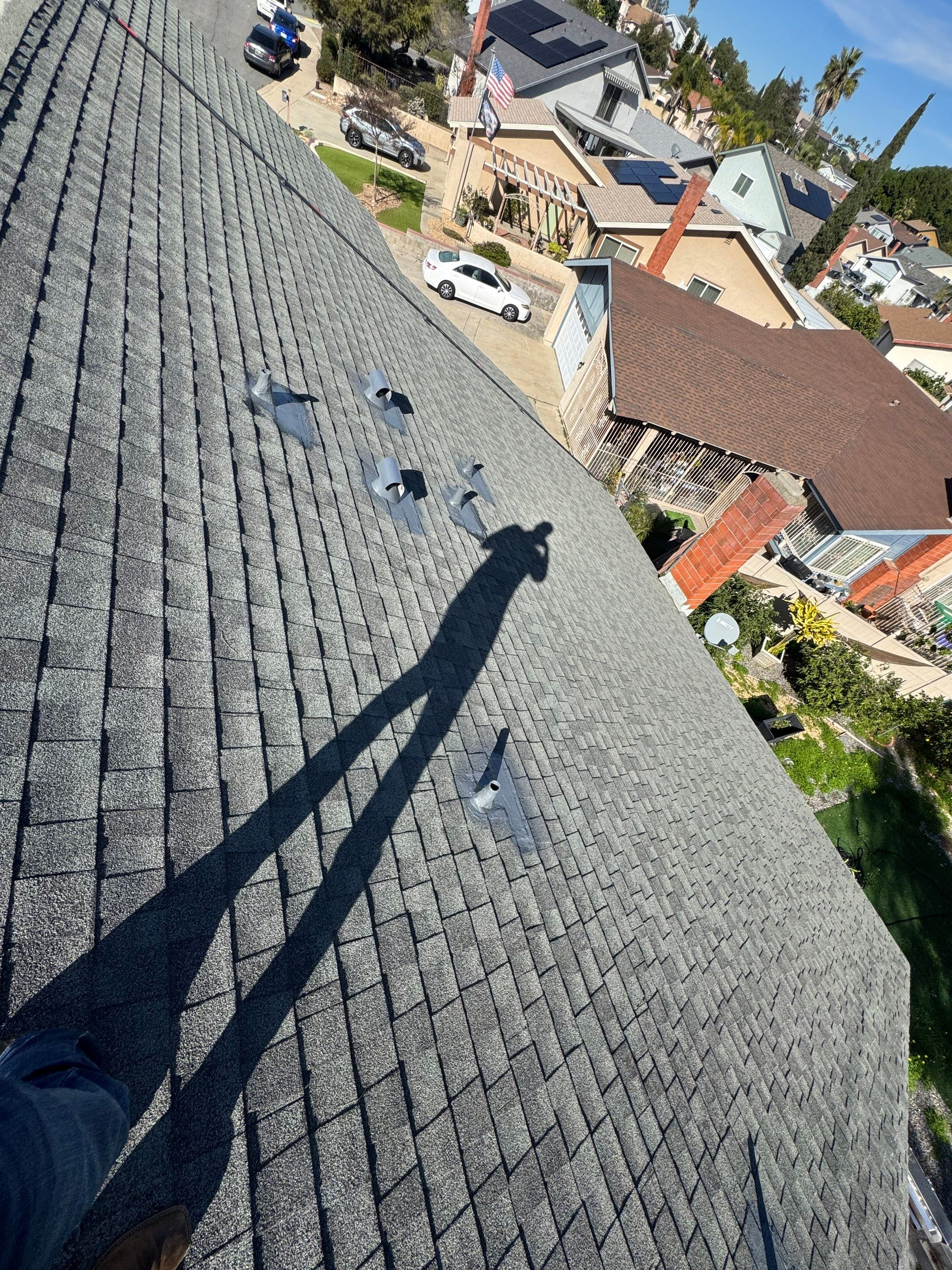 City Heights Roof Replacement with GAF Timberline HDZ Weathered Wood Shingles by Zenith Roofing Services