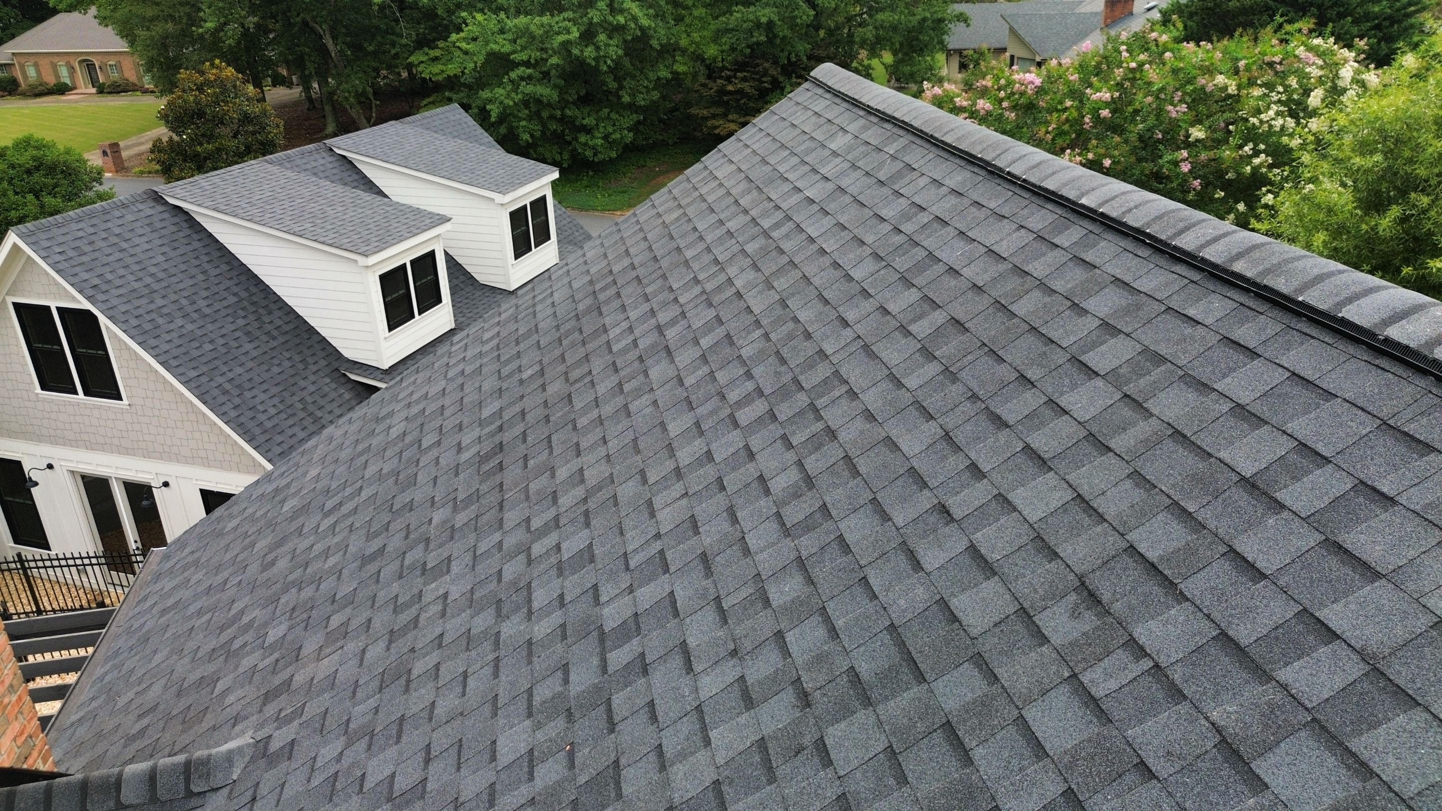 Roswell, GA Roof Replacement CertainTeed Landmark Moire Black by Reset Roofing