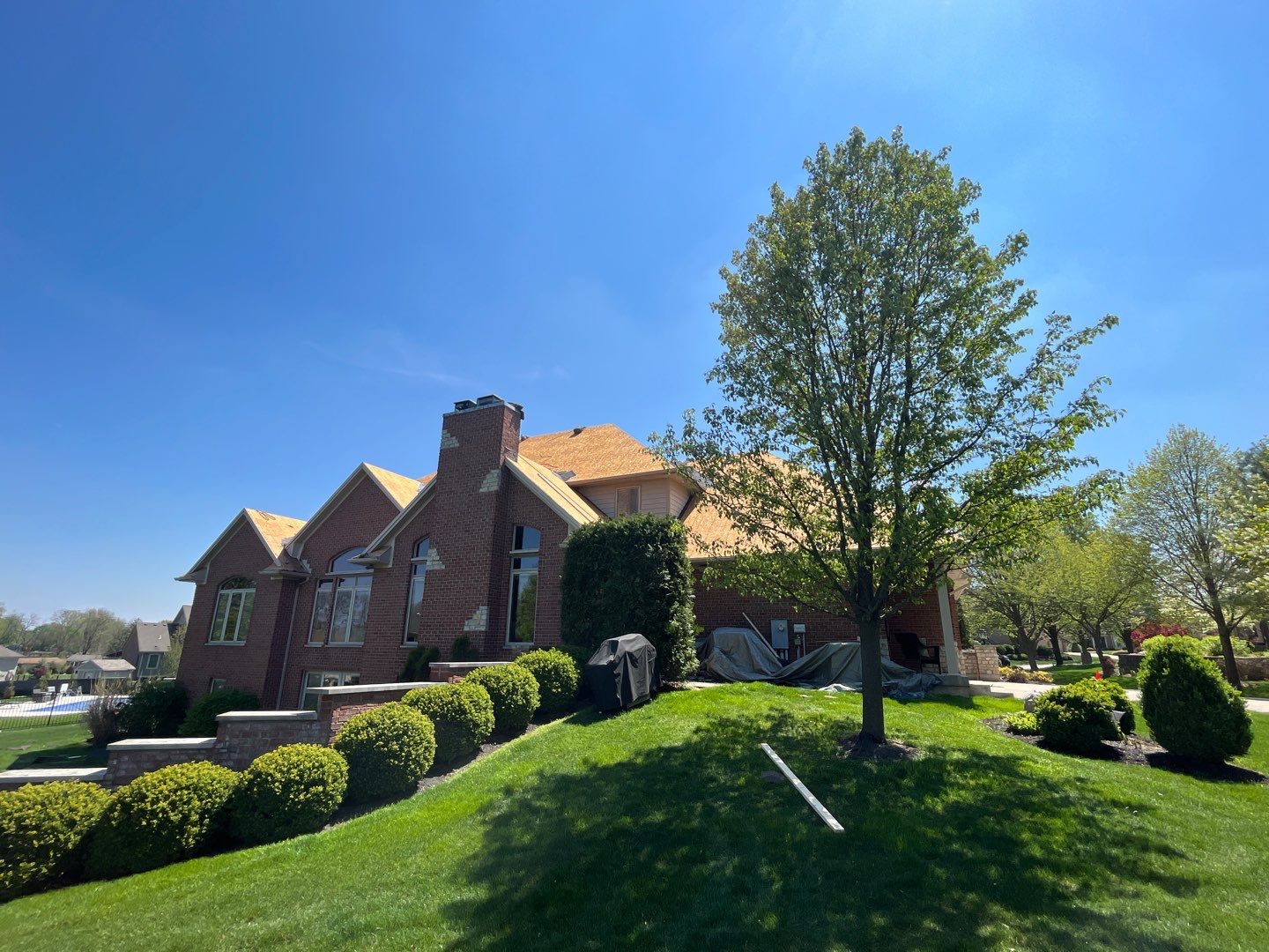 Residential Roofing Installation using GAF Timberline HDZ Weathered Wood by Nitro Roofing and Construction